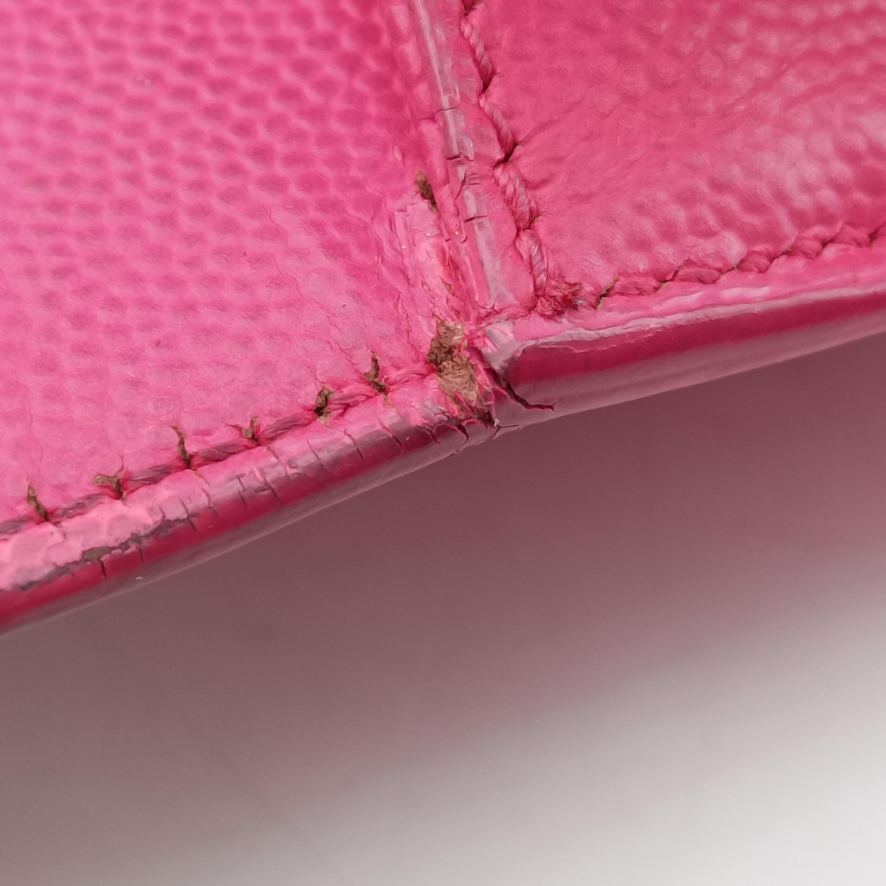 Pre-owned Yves Saint Laurent KATE Pink Caviar Skin 354121 shoulderbag | stylenewstar