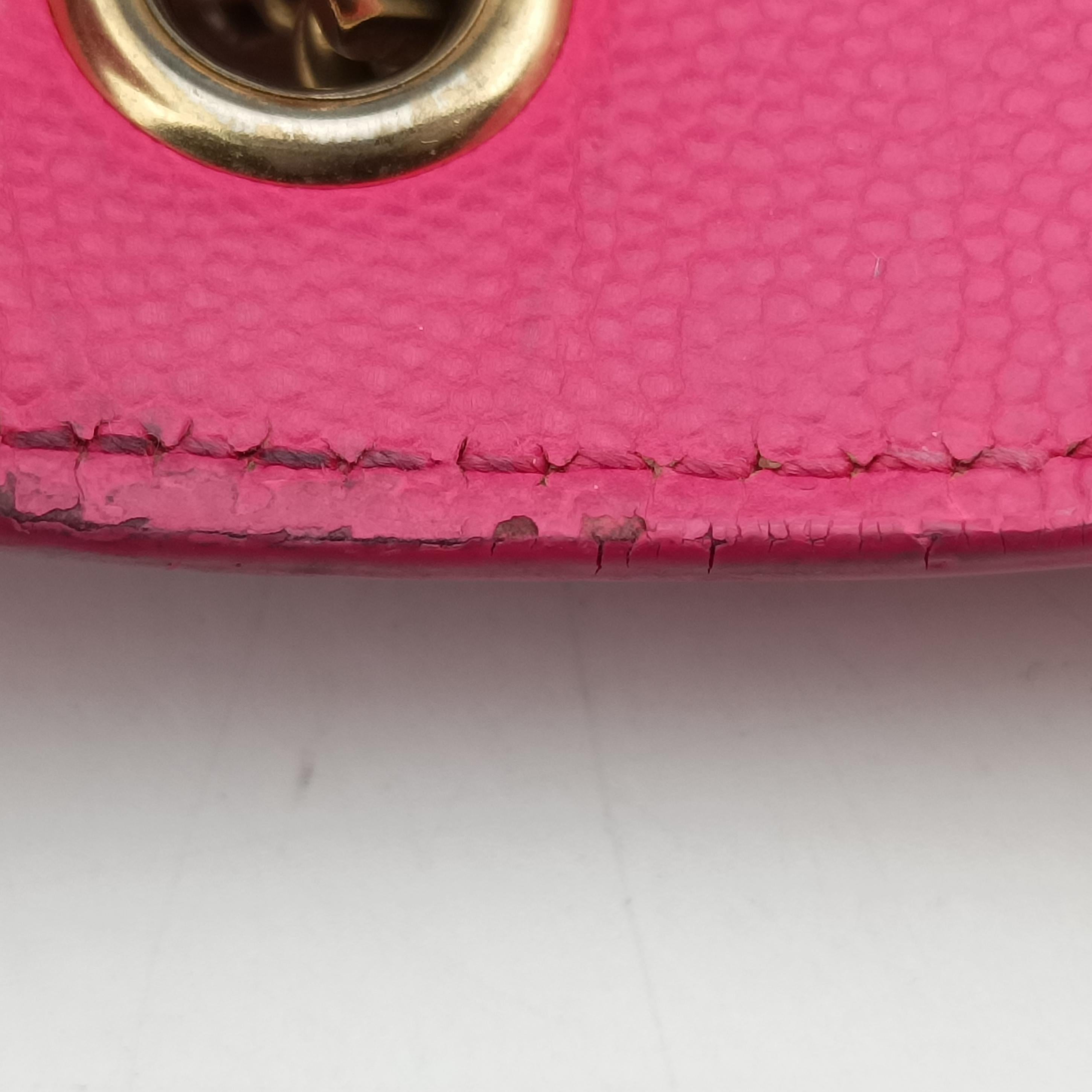 Pre-owned Yves Saint Laurent KATE Pink Caviar Skin 354121 shoulderbag | stylenewstar
