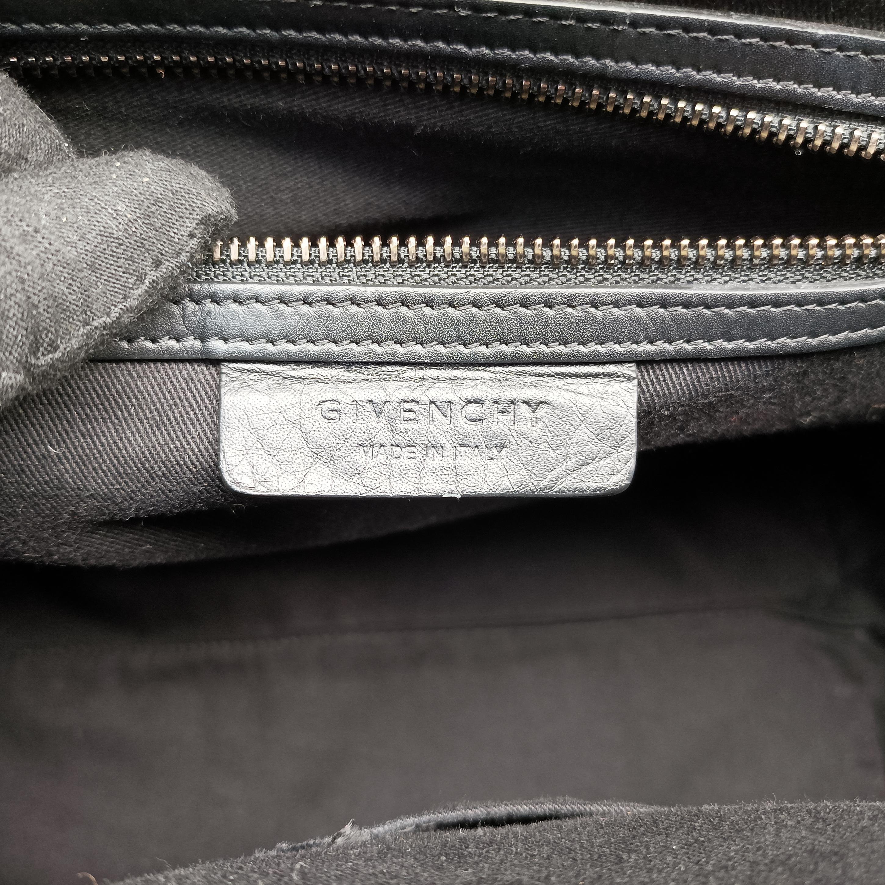 Pre-owned Givenchy Medium Antigona beige×Gray×Multicolour ponyhair×Leather  shoulderbag | stylenewstar