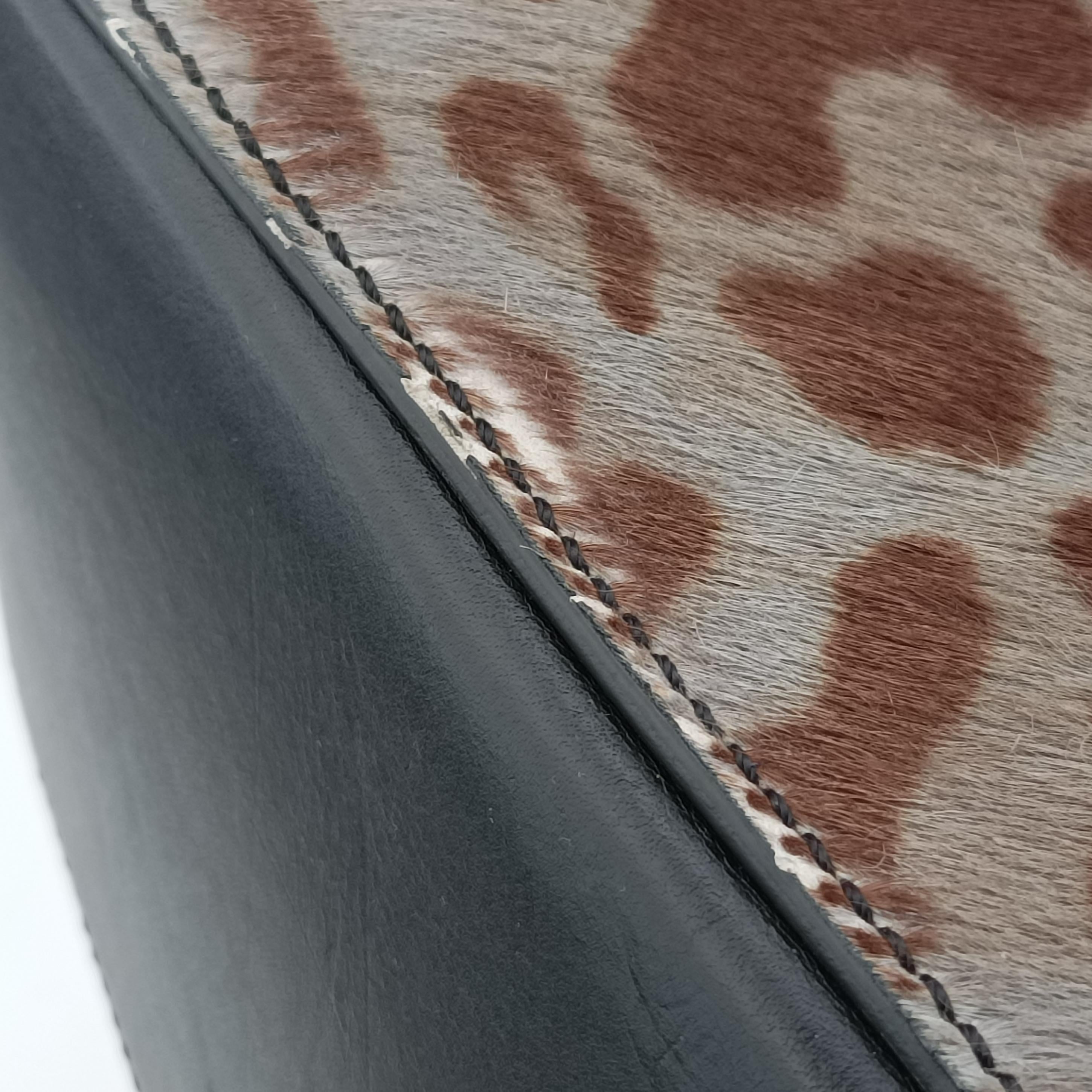 Pre-owned Givenchy Medium Antigona beige×Gray×Multicolour ponyhair×Leather  shoulderbag | stylenewstar