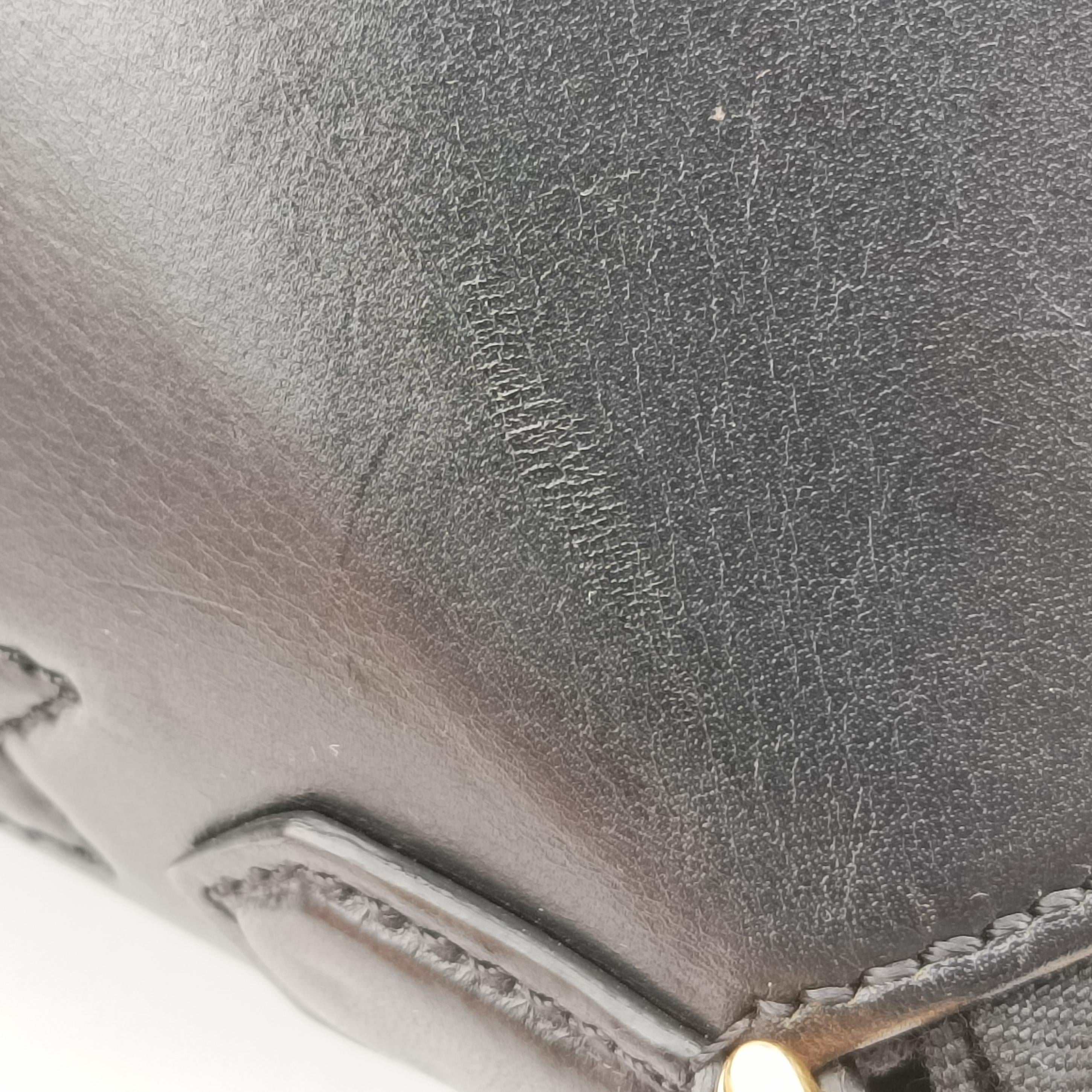 Pre-owned Givenchy Medium Antigona beige×Gray×Multicolour ponyhair×Leather  shoulderbag | stylenewstar