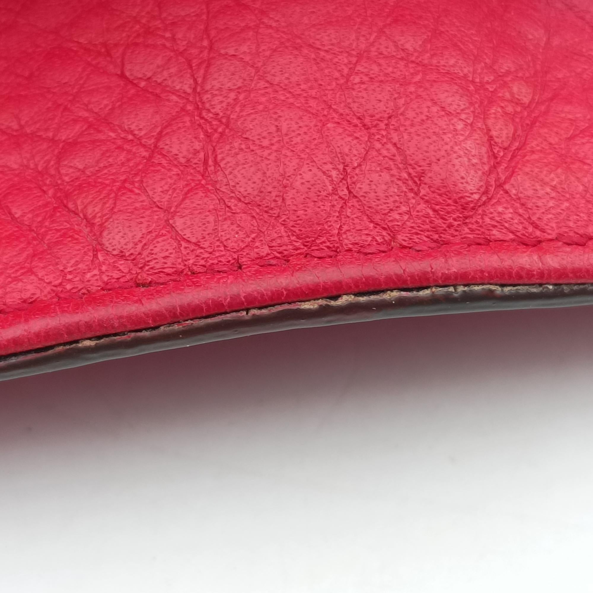 Pre-owned Gucci Soho Red Leather 308982 shoulderbag | stylenewstar