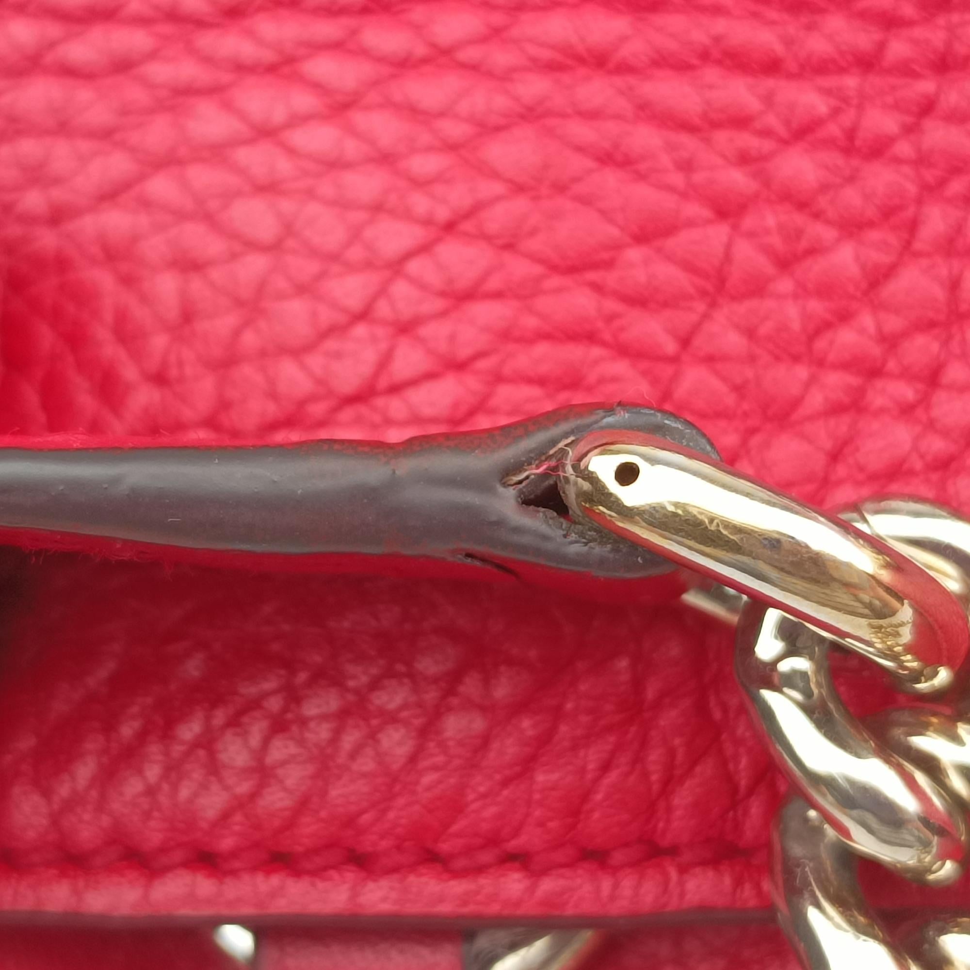 Pre-owned Gucci Soho Red Leather 308982 shoulderbag | stylenewstar