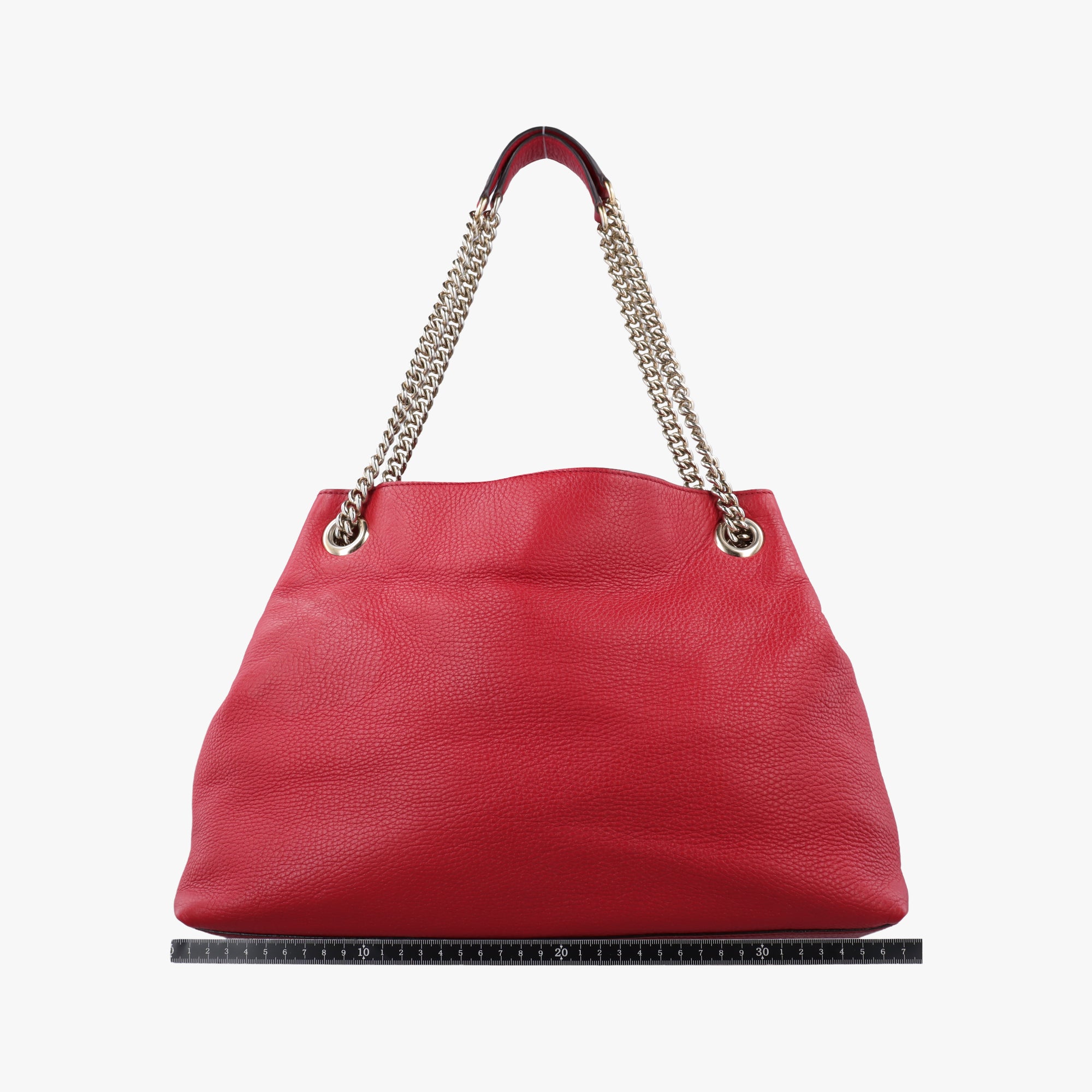 Pre-owned Gucci Soho Red Leather 308982 shoulderbag | stylenewstar