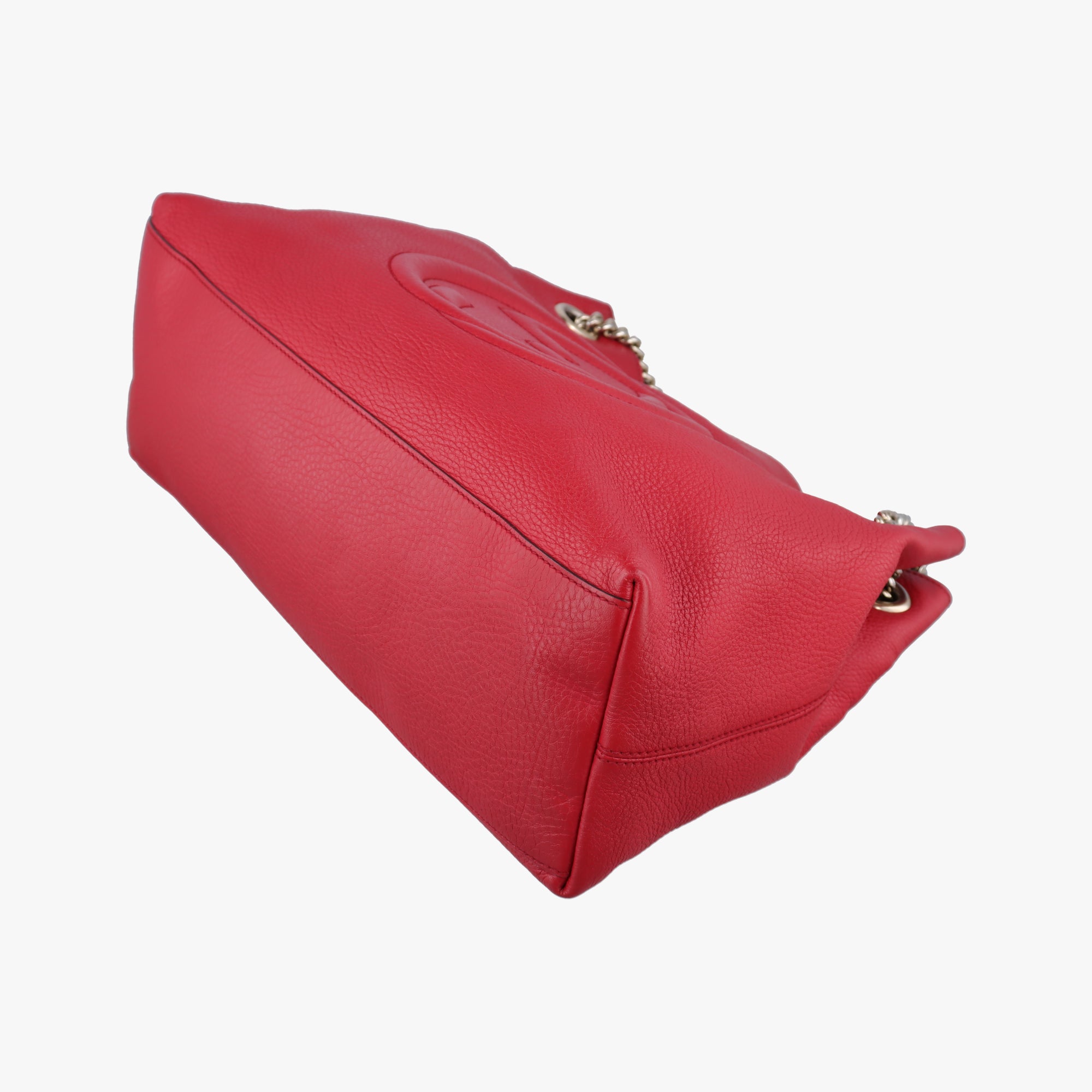 Pre-owned Gucci Soho Red Leather 308982 shoulderbag | stylenewstar