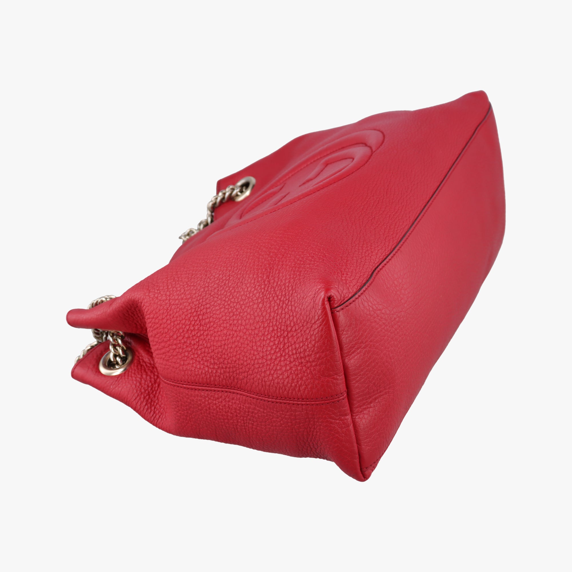 Pre-owned Gucci Soho Red Leather 308982 shoulderbag | stylenewstar