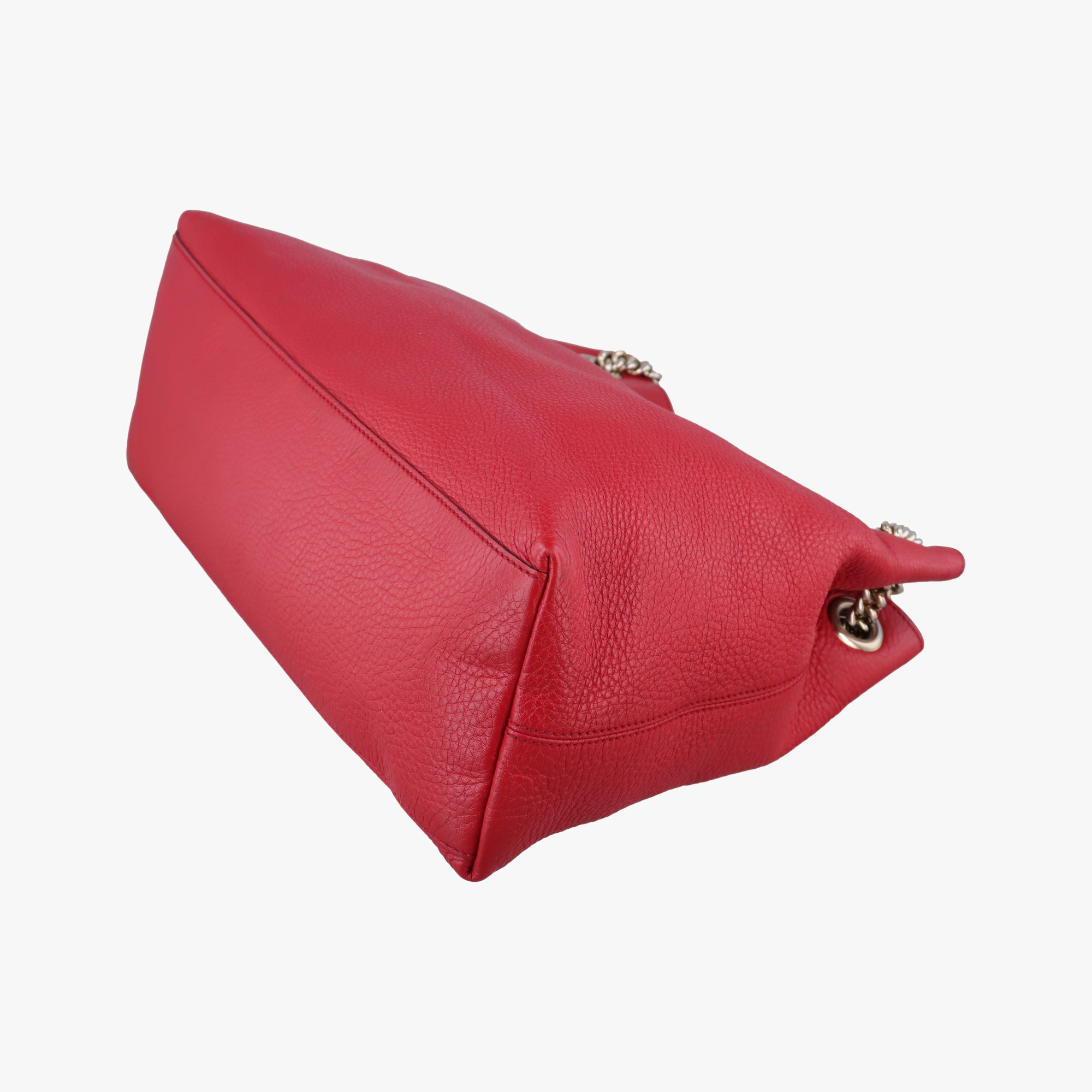 Pre-owned Gucci Soho Red Leather 308982 shoulderbag | stylenewstar