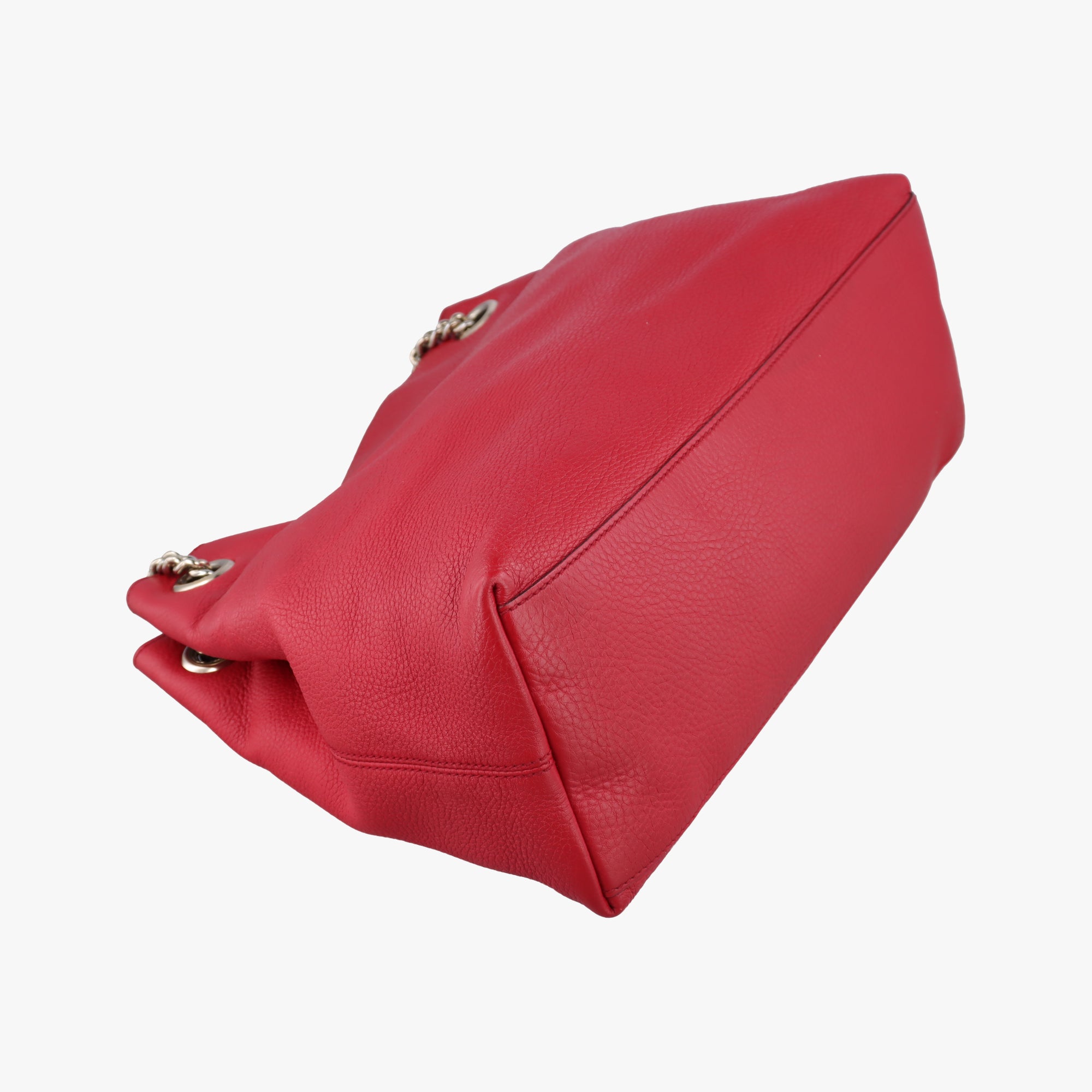 Pre-owned Gucci Soho Red Leather 308982 shoulderbag | stylenewstar