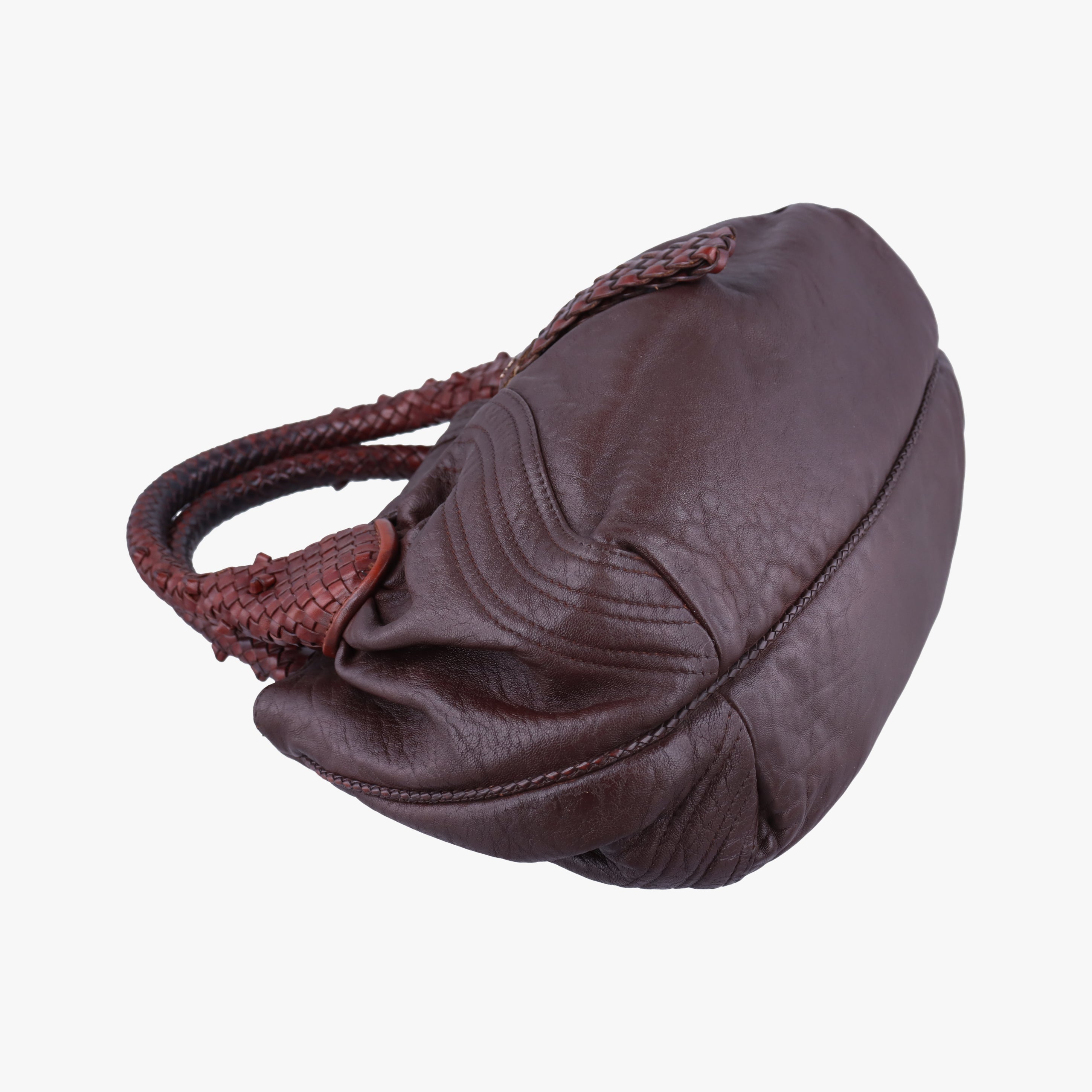 Pre-owned Fendi Spy Bag Brown Leather 8BR589 handbag | stylenewstar
