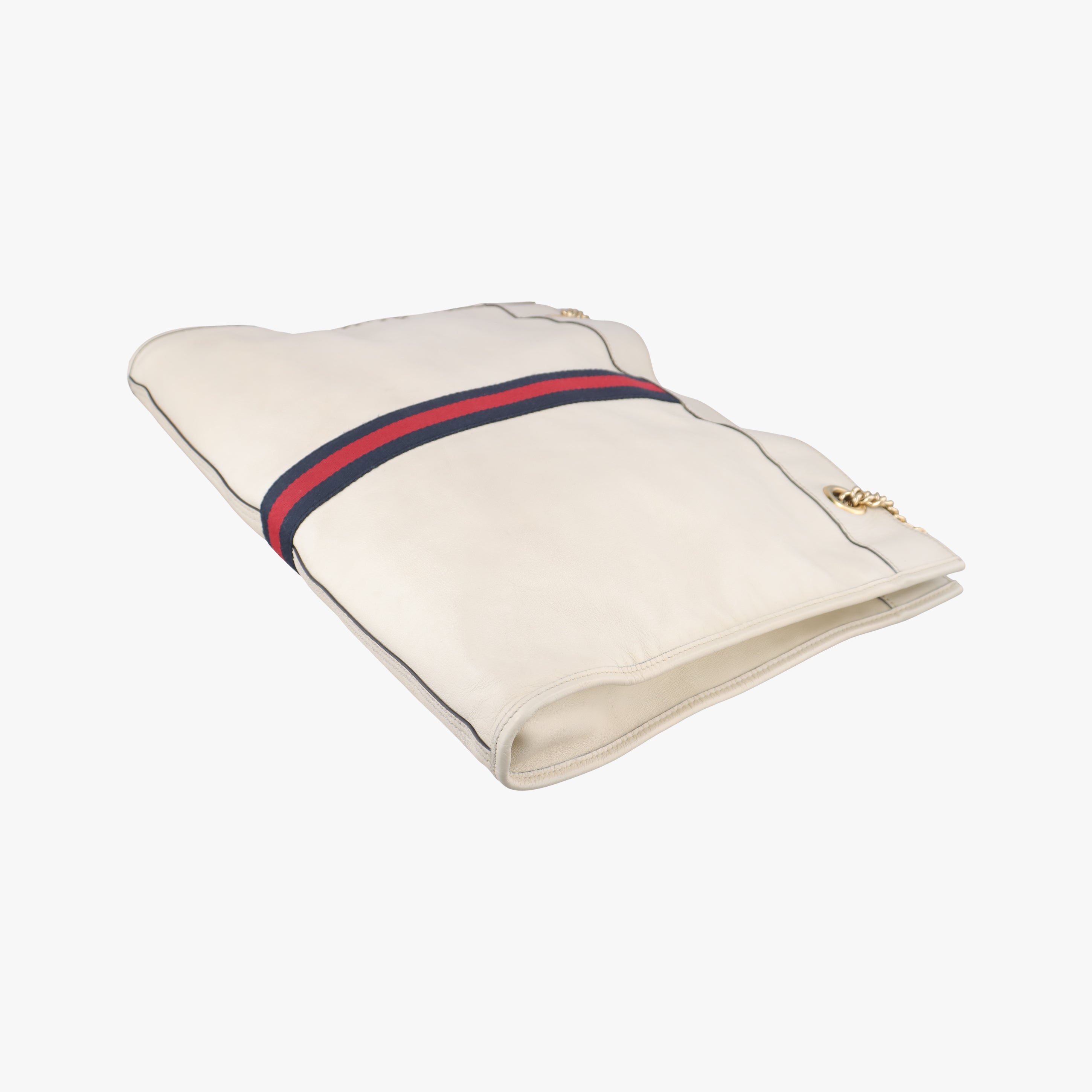 Pre-owned Gucci Rajah White Leather 537219 shoulderbag | stylenewstar