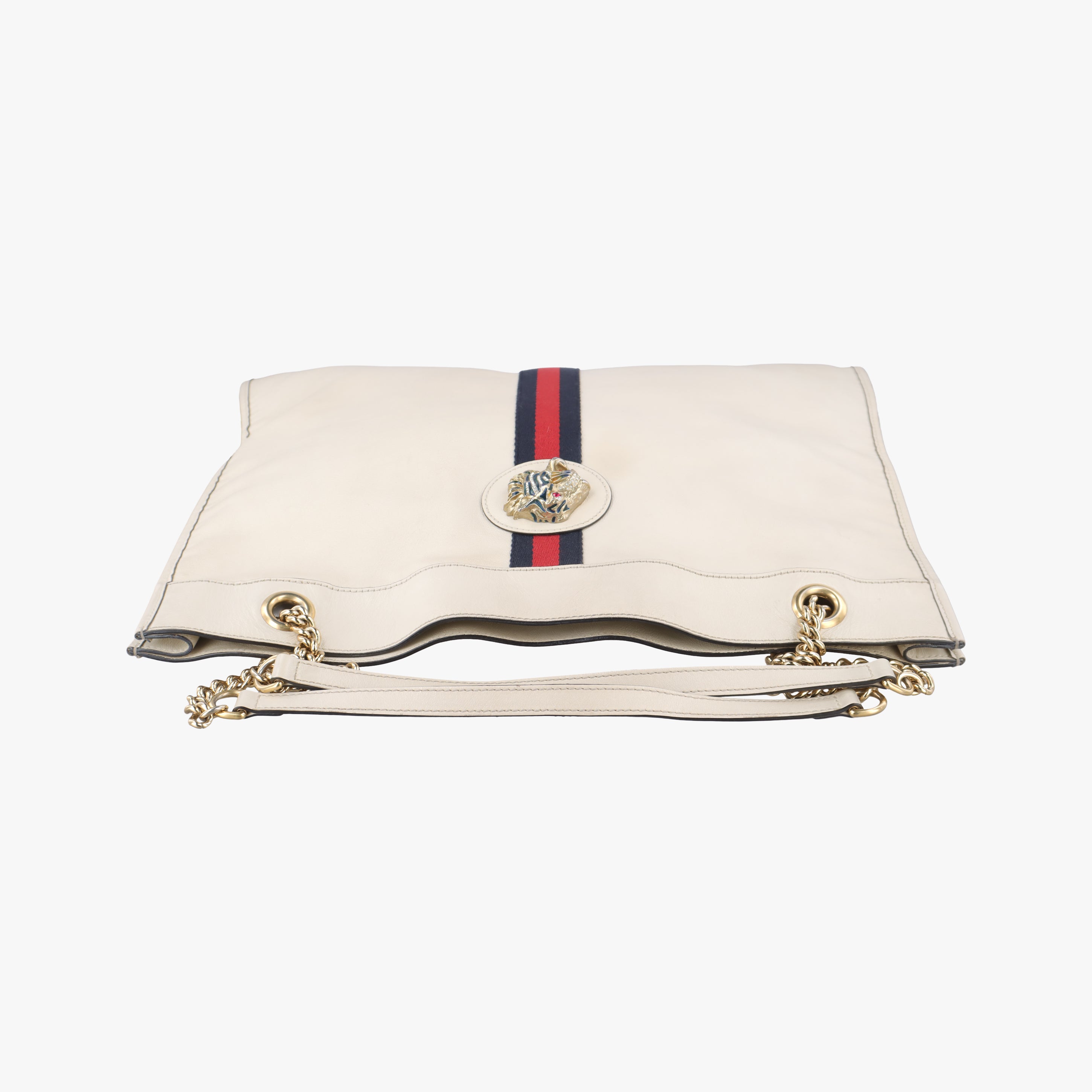 Pre-owned Gucci Rajah White Leather 537219 shoulderbag | stylenewstar