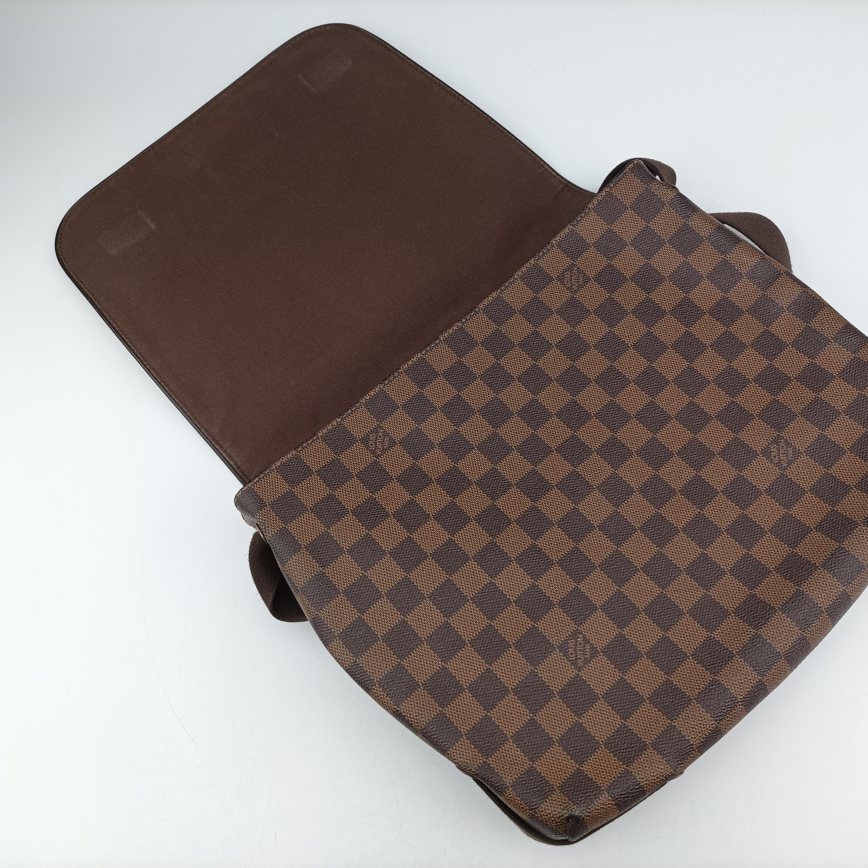 Pre-owned Louis Vuitton BROOKLYN MM EBENE Damier Canvas N51211 shoulderbag | stylenewstar
