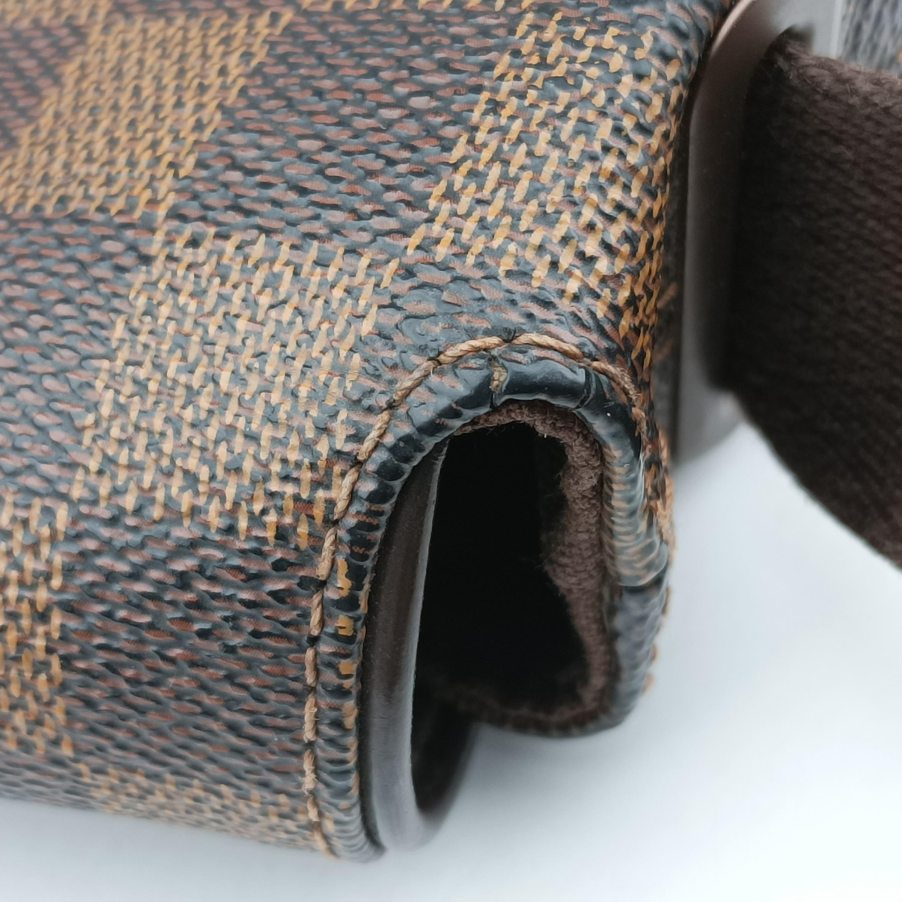 Pre-owned Louis Vuitton BROOKLYN MM EBENE Damier Canvas N51211 shoulderbag | stylenewstar