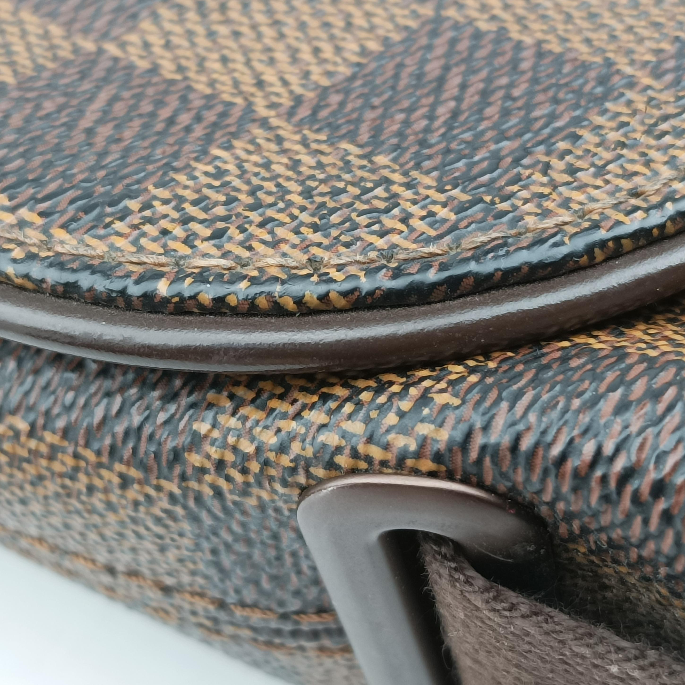 Pre-owned Louis Vuitton BROOKLYN MM EBENE Damier Canvas N51211 shoulderbag | stylenewstar