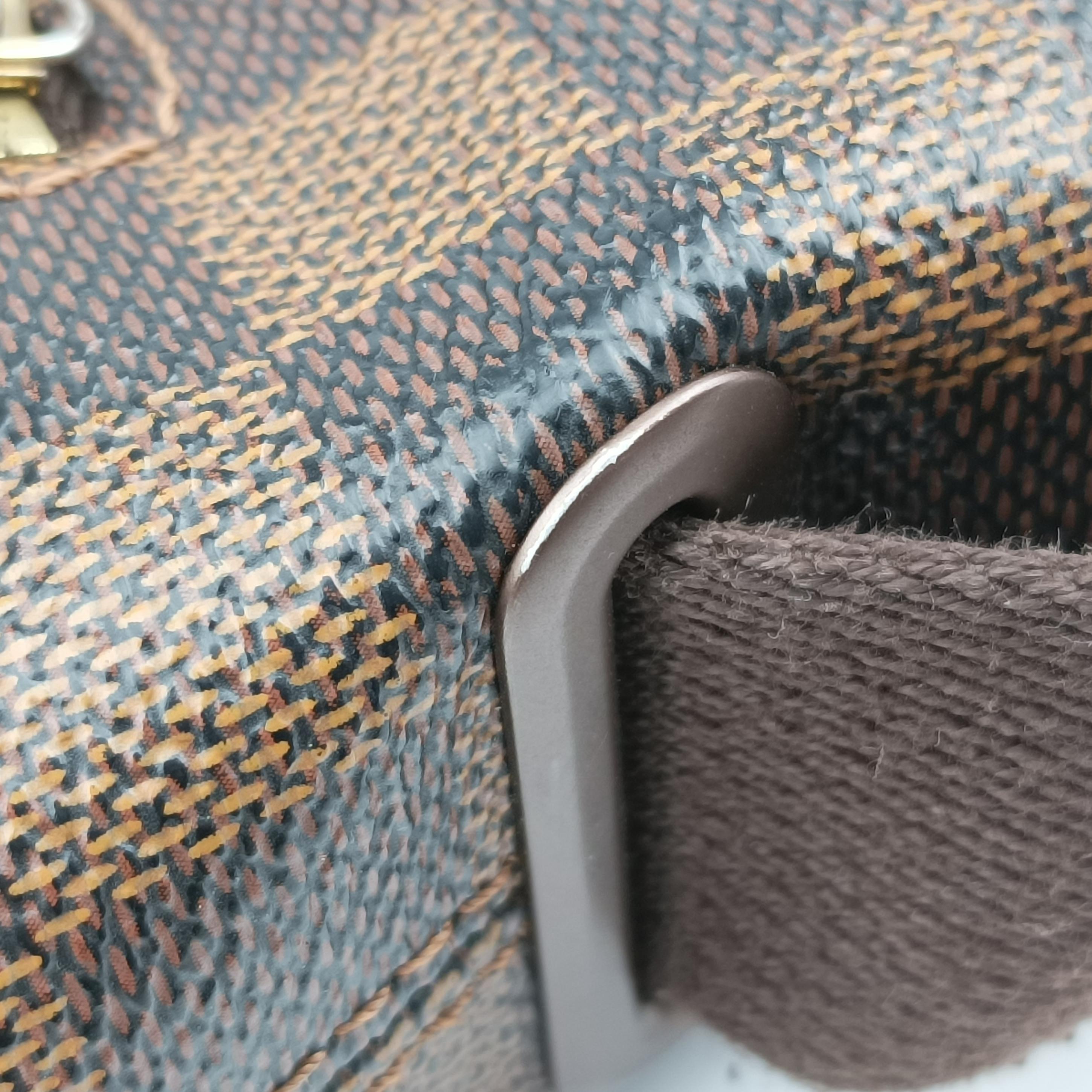 Pre-owned Louis Vuitton BROOKLYN MM EBENE Damier Canvas N51211 shoulderbag | stylenewstar