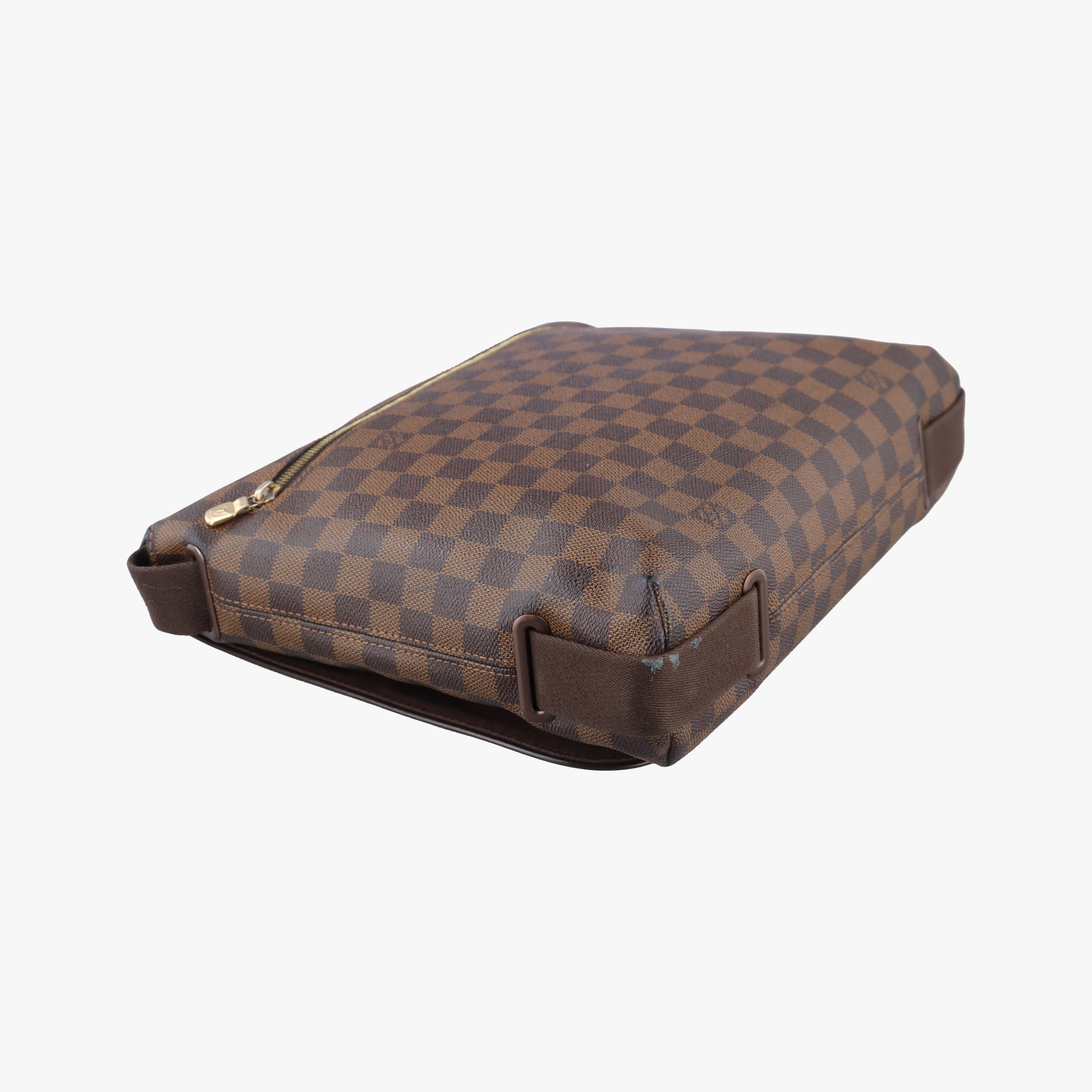 Pre-owned Louis Vuitton BROOKLYN MM EBENE Damier Canvas N51211 shoulderbag | stylenewstar
