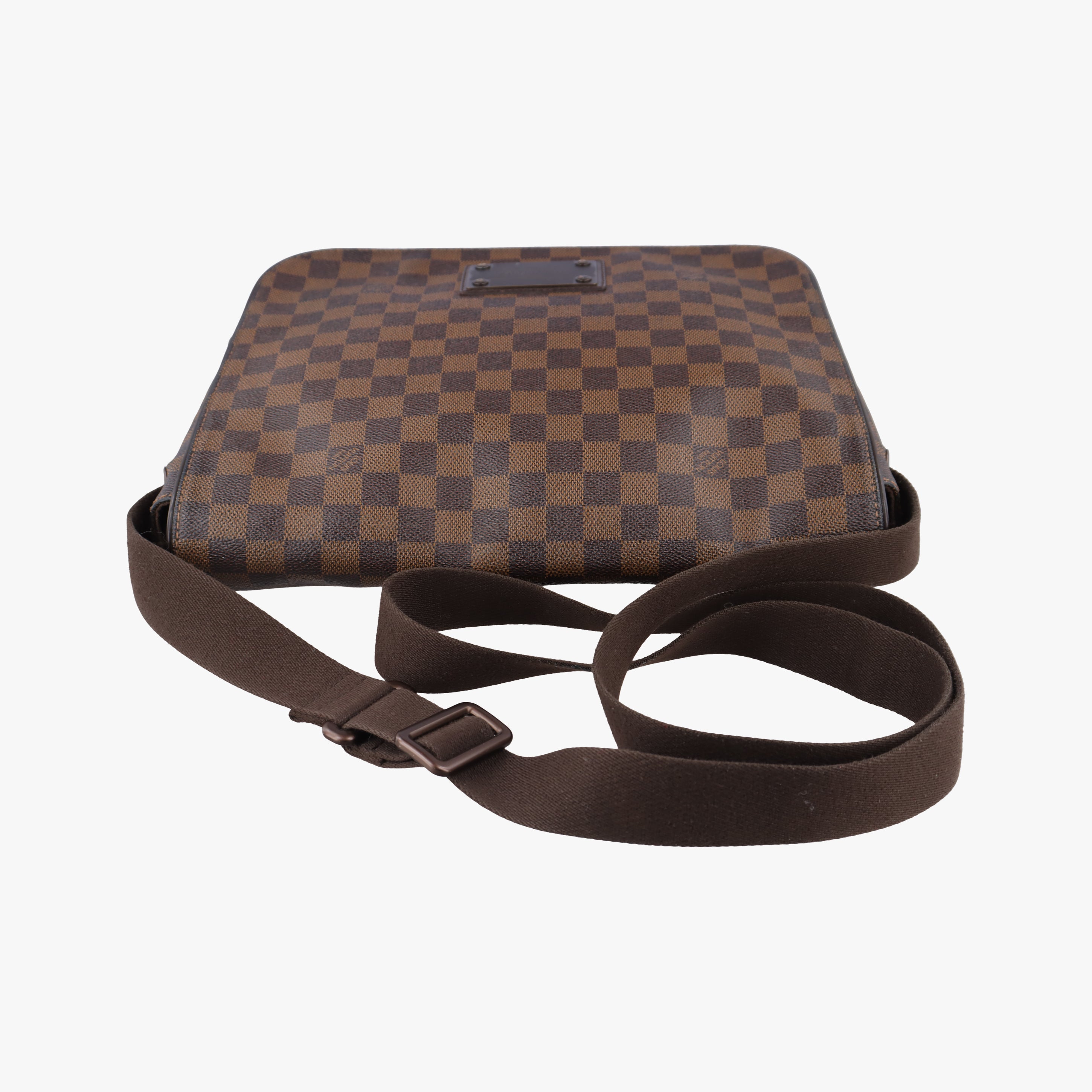 Pre-owned Louis Vuitton BROOKLYN MM EBENE Damier Canvas N51211 shoulderbag | stylenewstar