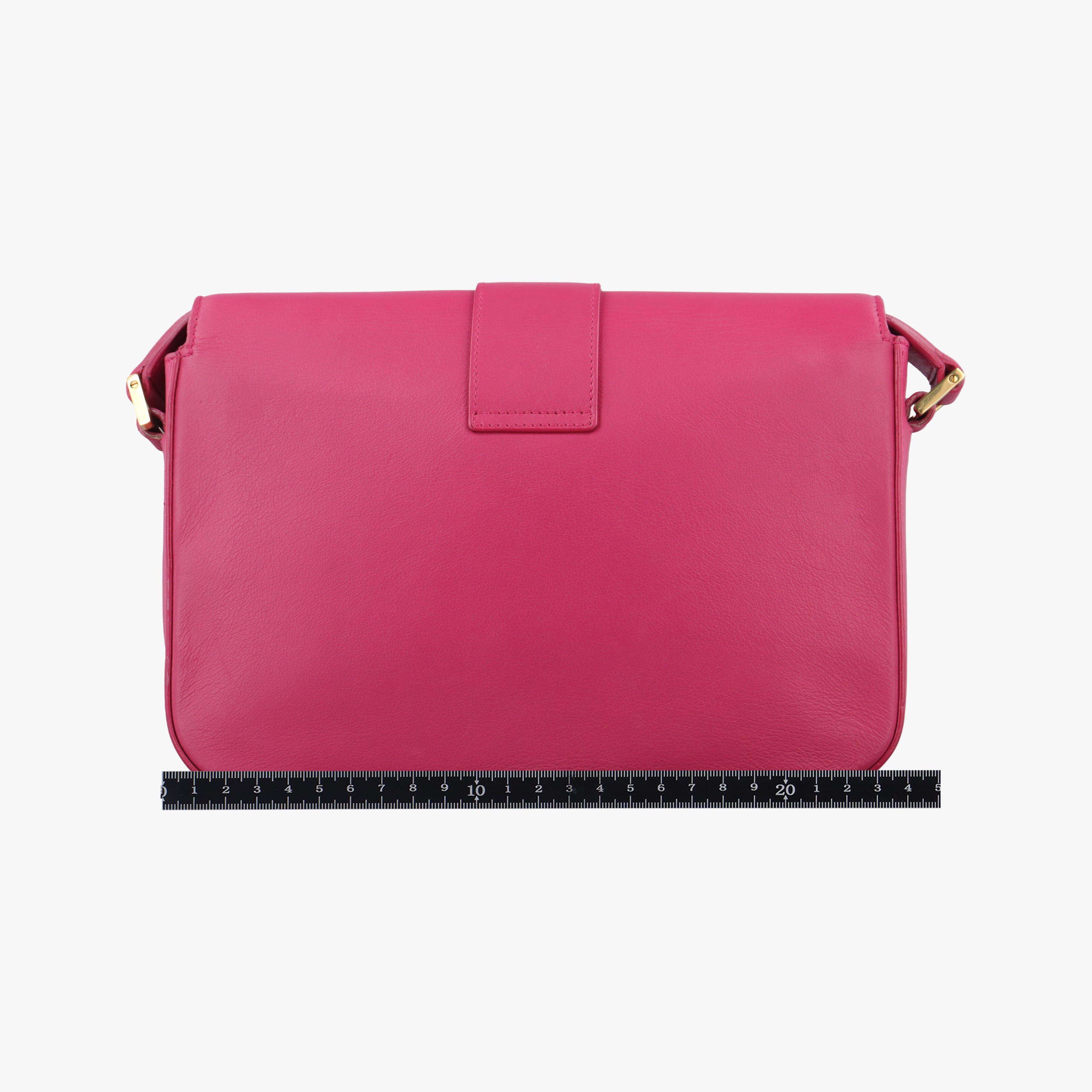 Pre-owned Yves Saint Laurent Y Ligne Pink Leather 311214 shoulderbag | stylenewstar