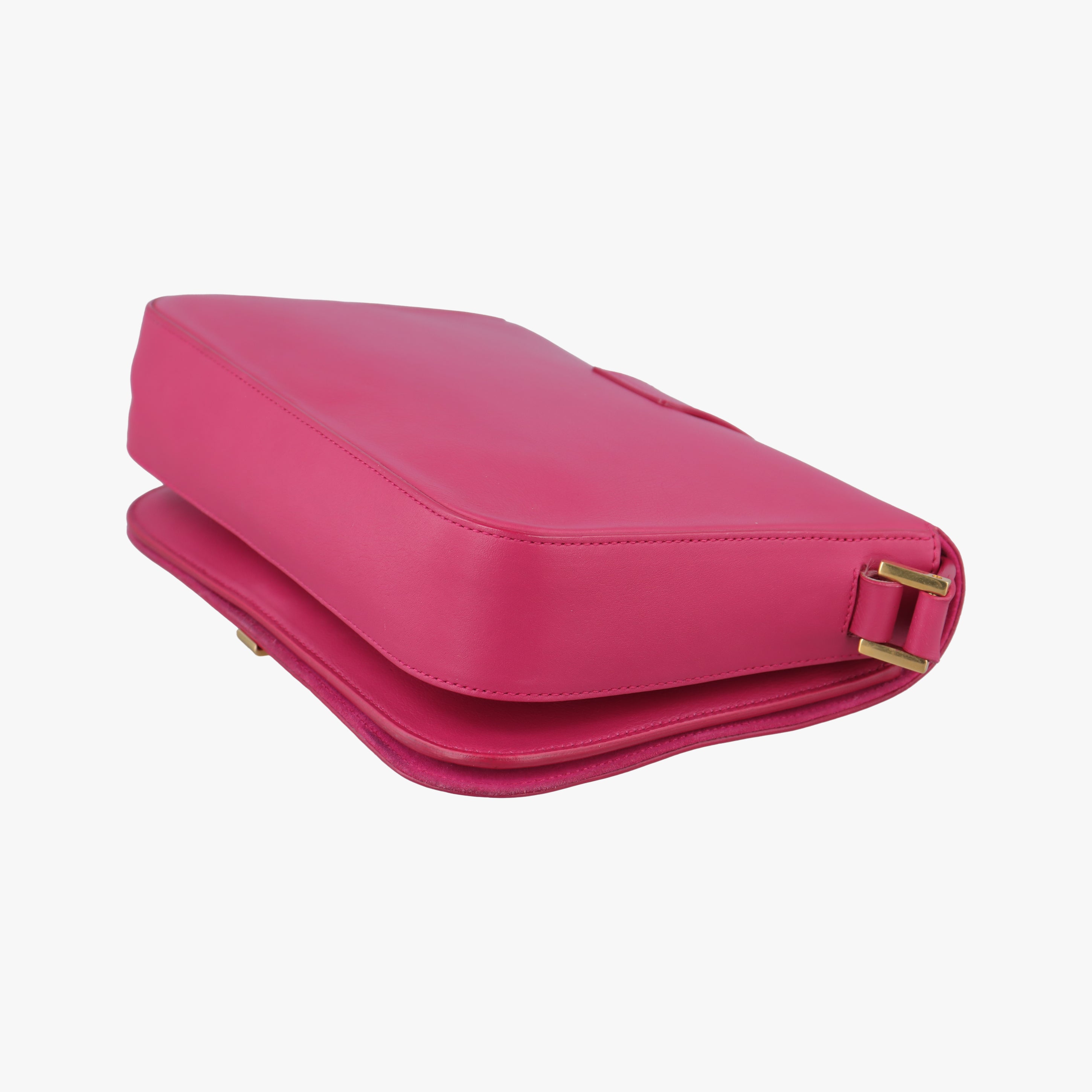 Pre-owned Yves Saint Laurent Y Ligne Pink Leather 311214 shoulderbag | stylenewstar