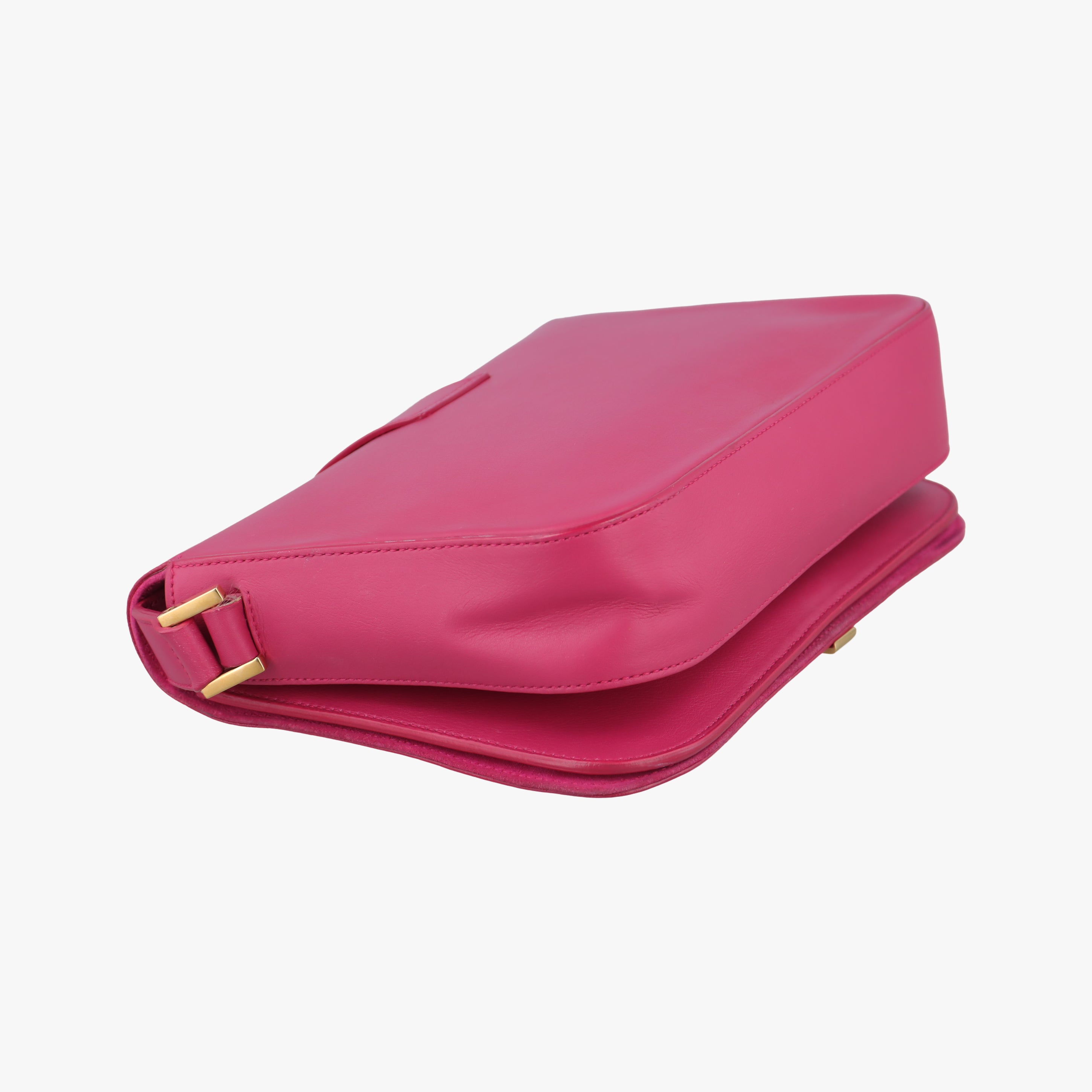 Pre-owned Yves Saint Laurent Y Ligne Pink Leather 311214 shoulderbag | stylenewstar