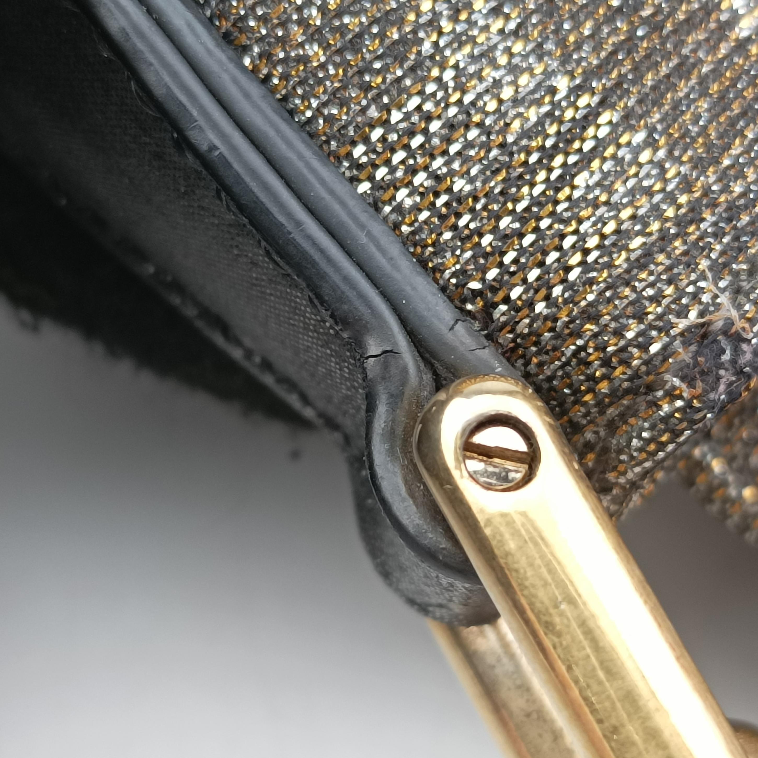 Pre-owned Fendi Mia Flap Golden Canvas 8BT163 shoulderbag | stylenewstar