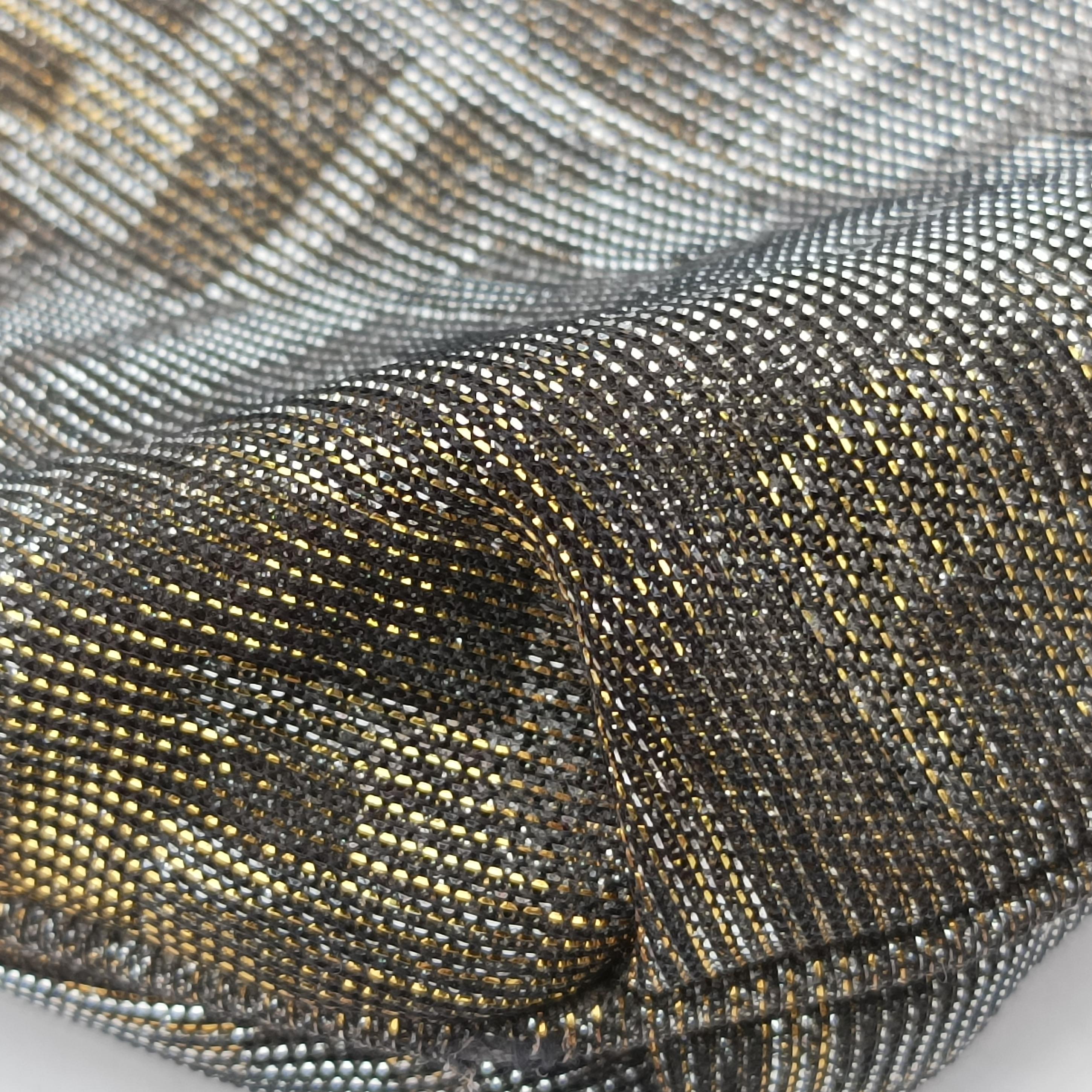 Pre-owned Fendi Mia Flap Golden Canvas 8BT163 shoulderbag | stylenewstar