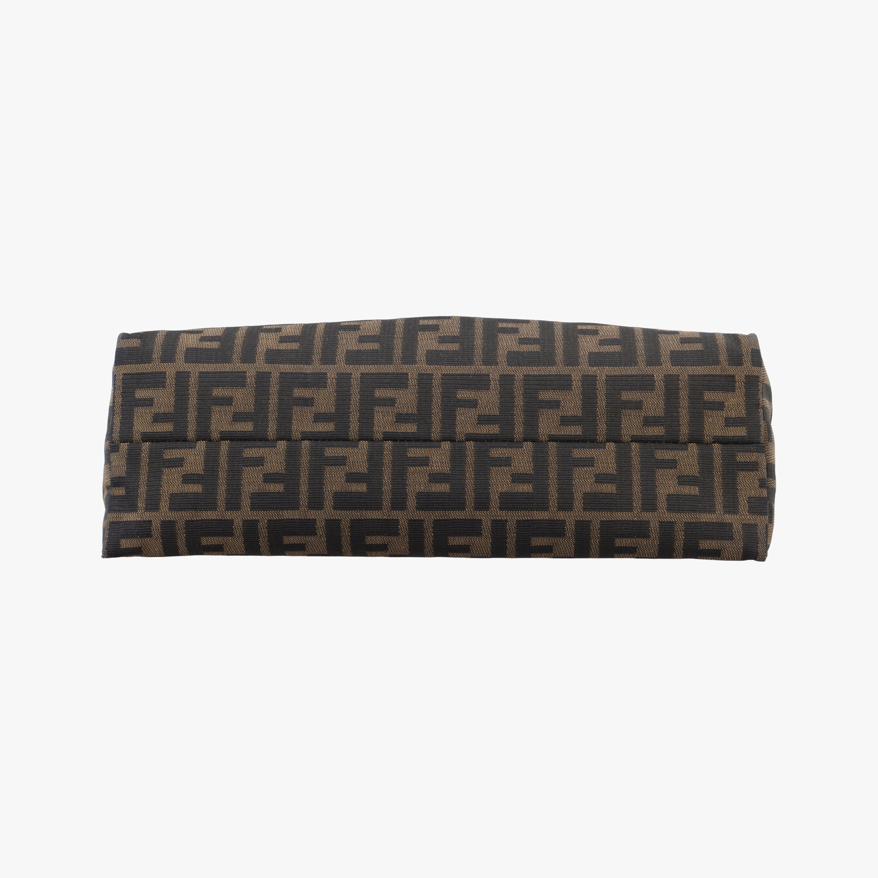 Pre-owned Fendi Mamma Baguette Brown canvas×leather 091611 shoulderbag | stylenewstar