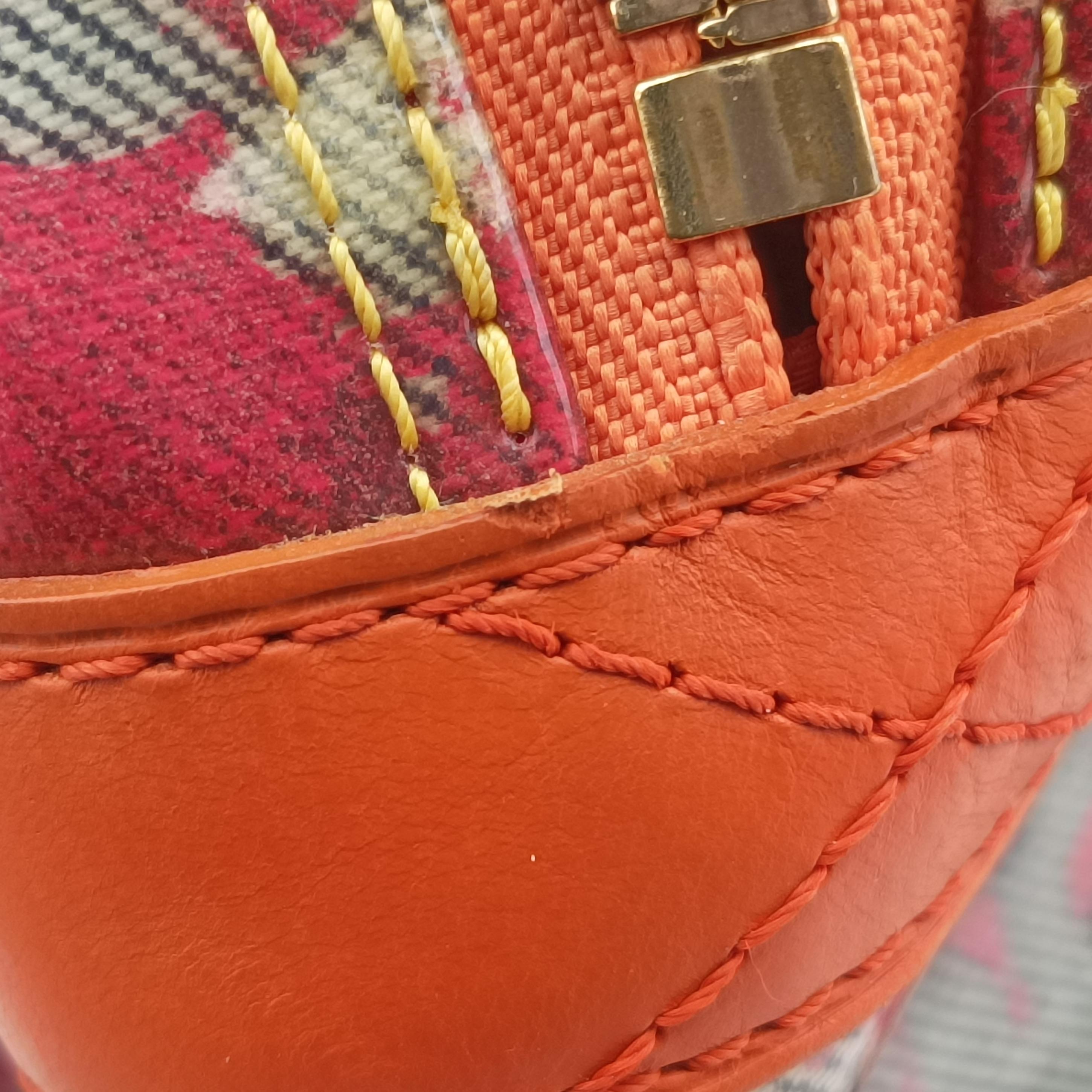 Pre-owned Louis Vuitton Weekender PM Rose×Multicolor Monogram Pulp M95734 handbag | stylenewstar