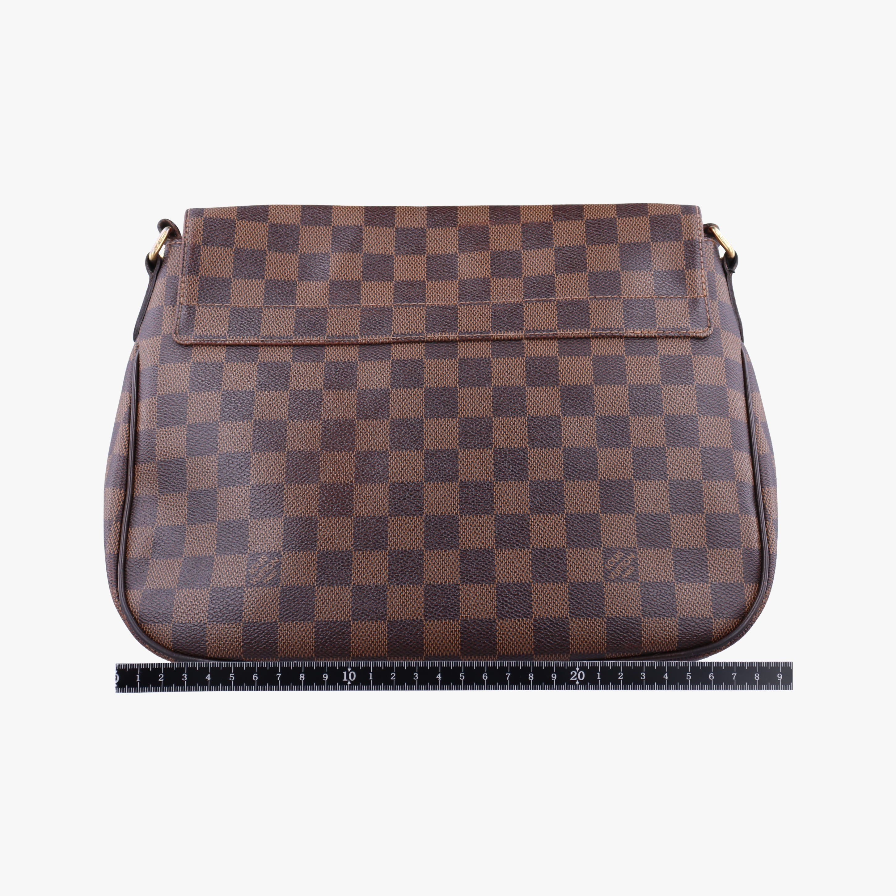 Secondhand Louis Vuitton BERGAMO MM EBENE Damier Canvas N41168 shoulderbag | stylenewstar