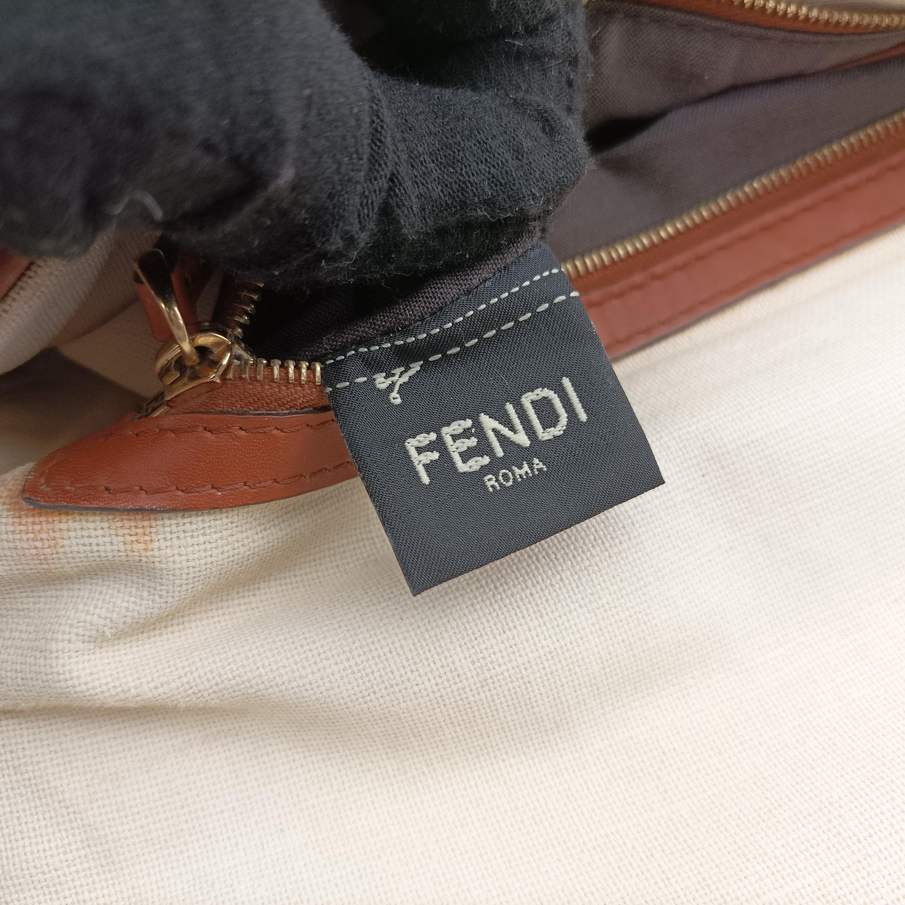 Pre-owned Fendi BAGUETTE Multicolour canvas 8BR600 shoulderbag | stylenewstar