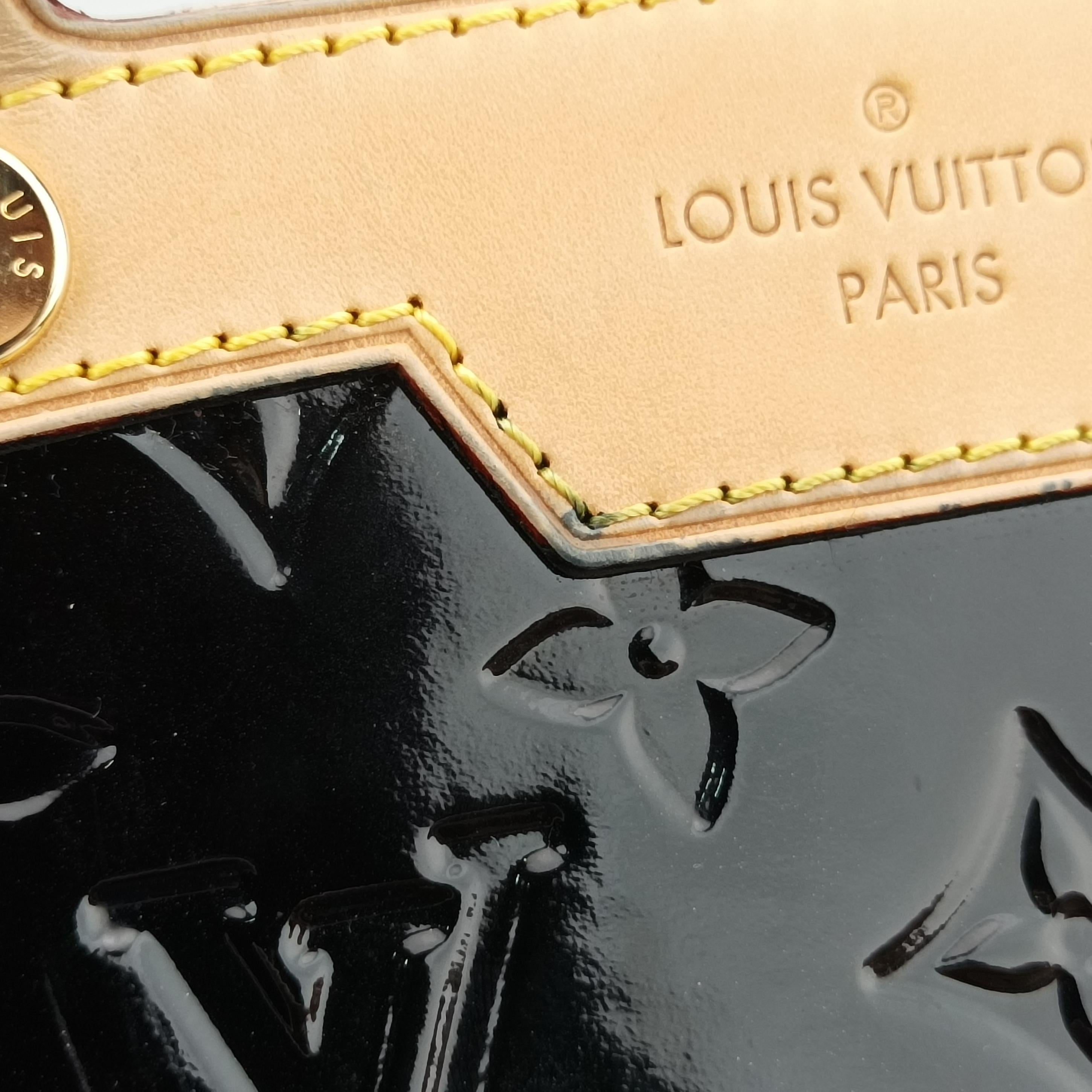 Pre-owned Louis Vuitton Brea MM tail d'ombre Vernis  shoulderbag | stylenewstar