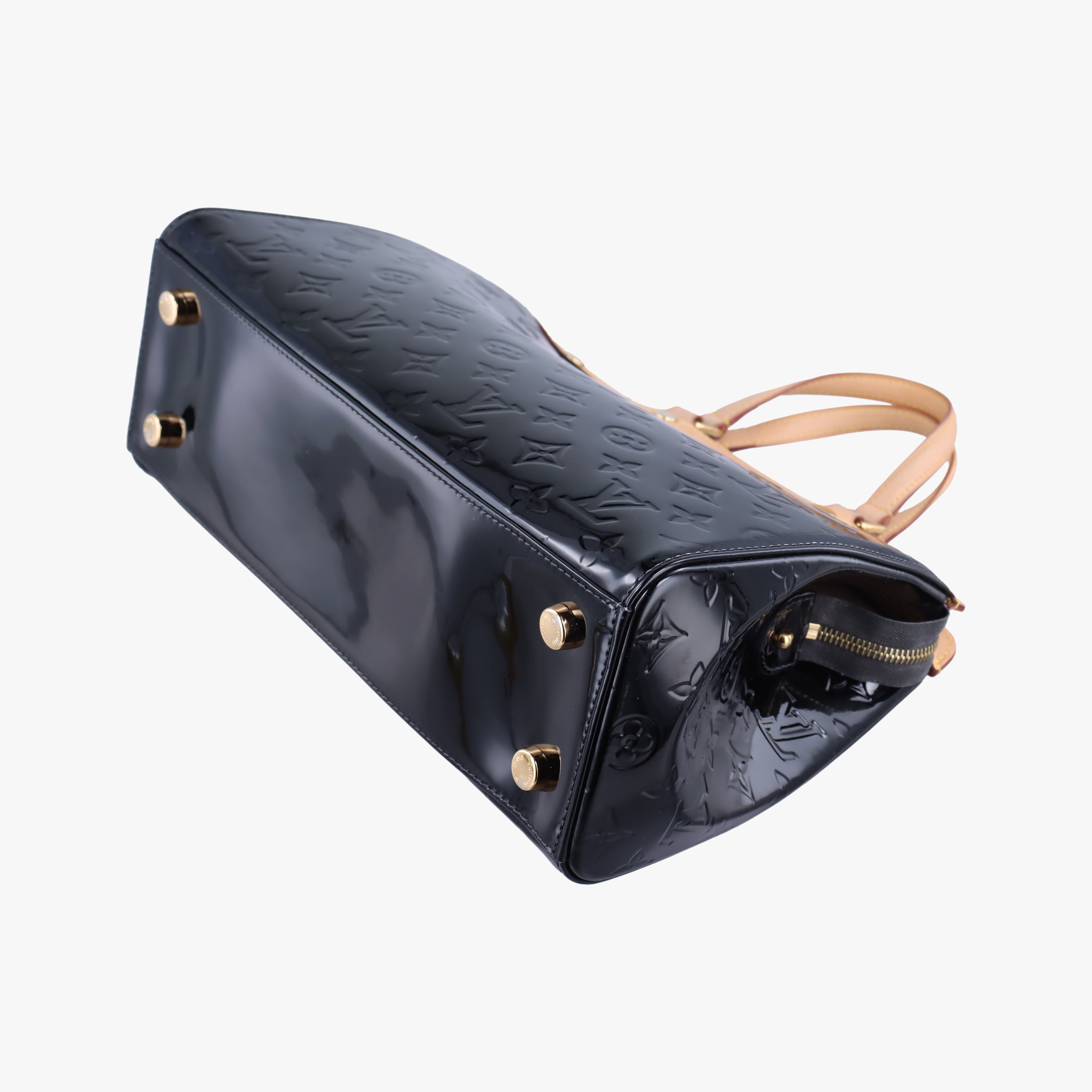 Pre-owned Louis Vuitton Brea MM tail d'ombre Vernis  shoulderbag | stylenewstar