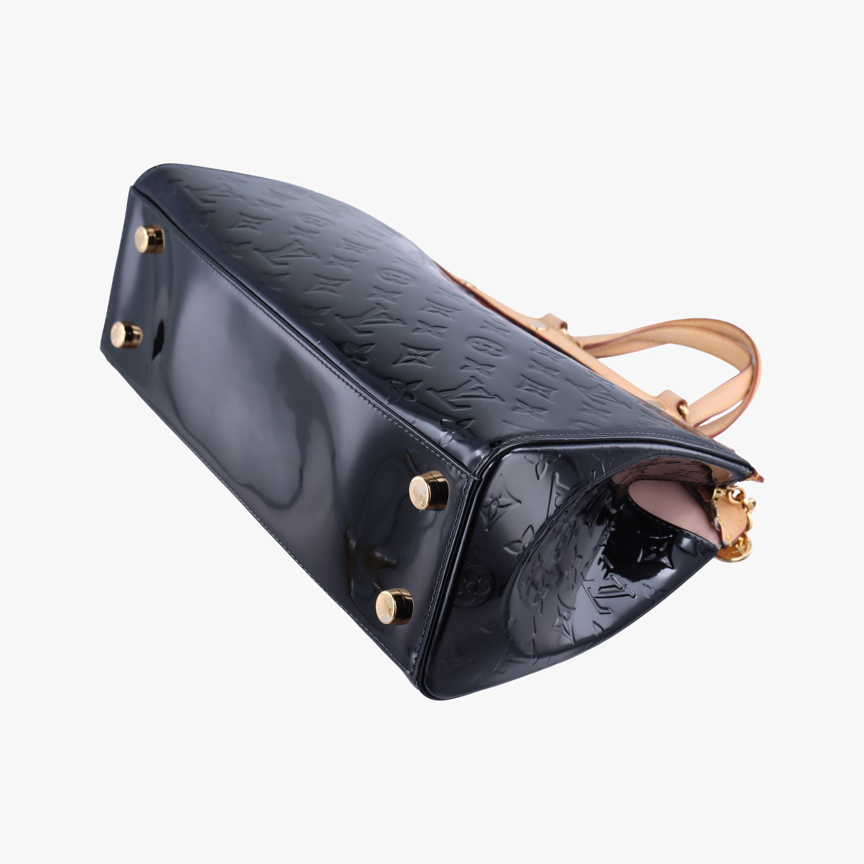 Pre-owned Louis Vuitton Brea MM tail d'ombre Vernis  shoulderbag | stylenewstar