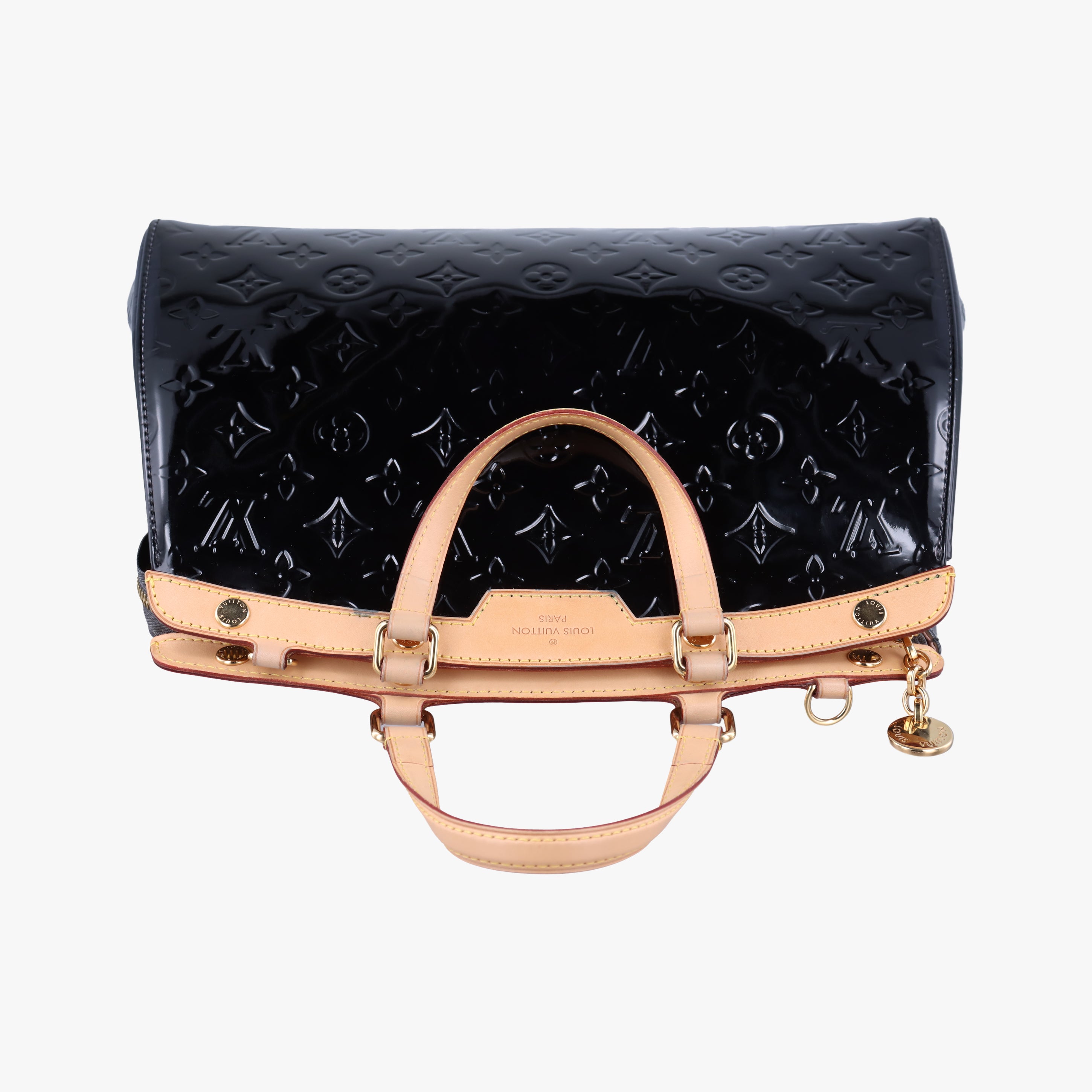 Pre-owned Louis Vuitton Brea MM tail d'ombre Vernis  shoulderbag | stylenewstar