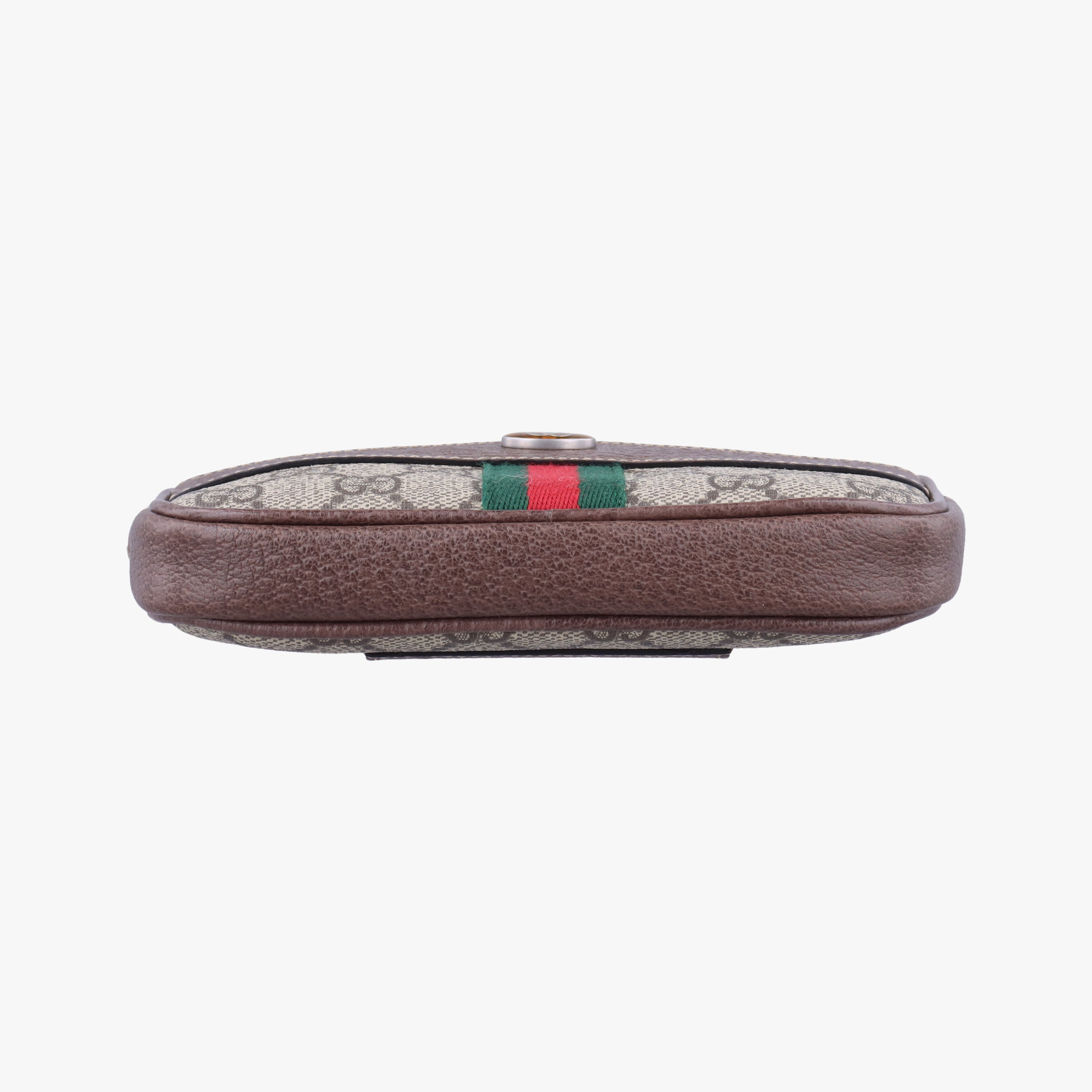 Pre-owned Gucci Ophidia Brown PVC coated canvas 519308 bum bag/waist bag | stylenewstar