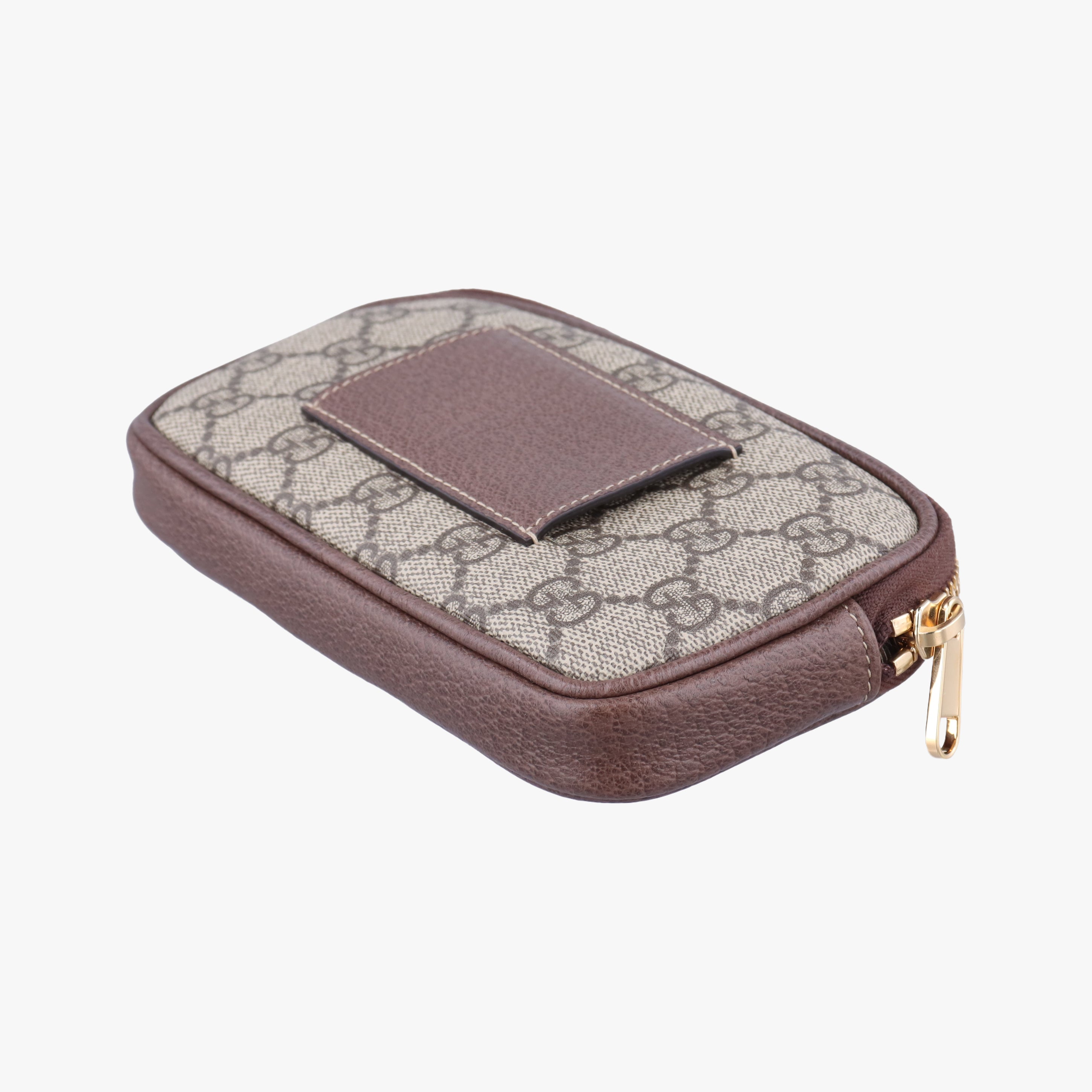 Pre-owned Gucci Ophidia Brown PVC coated canvas 519308 bum bag/waist bag | stylenewstar
