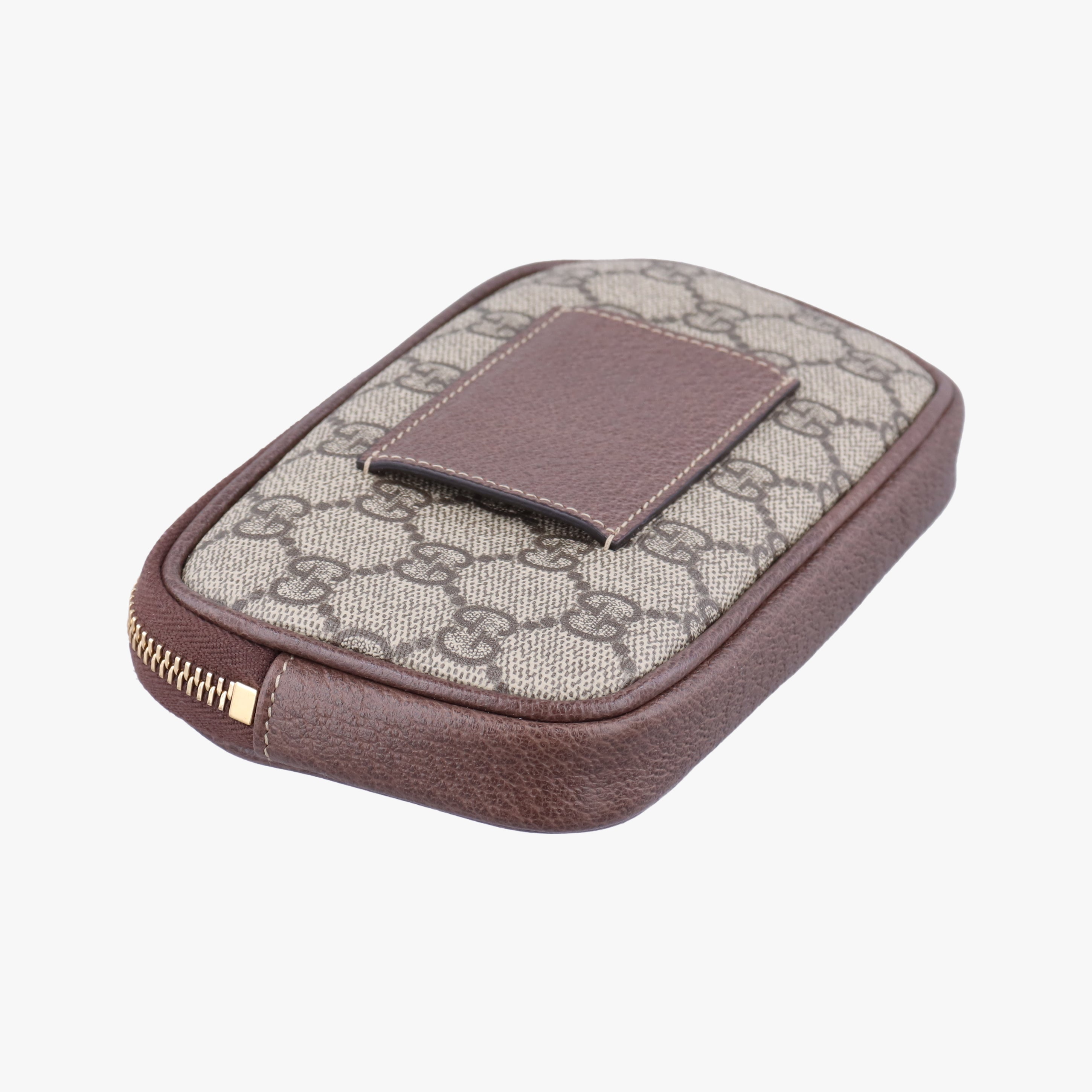 Pre-owned Gucci Ophidia Brown PVC coated canvas 519308 bum bag/waist bag | stylenewstar
