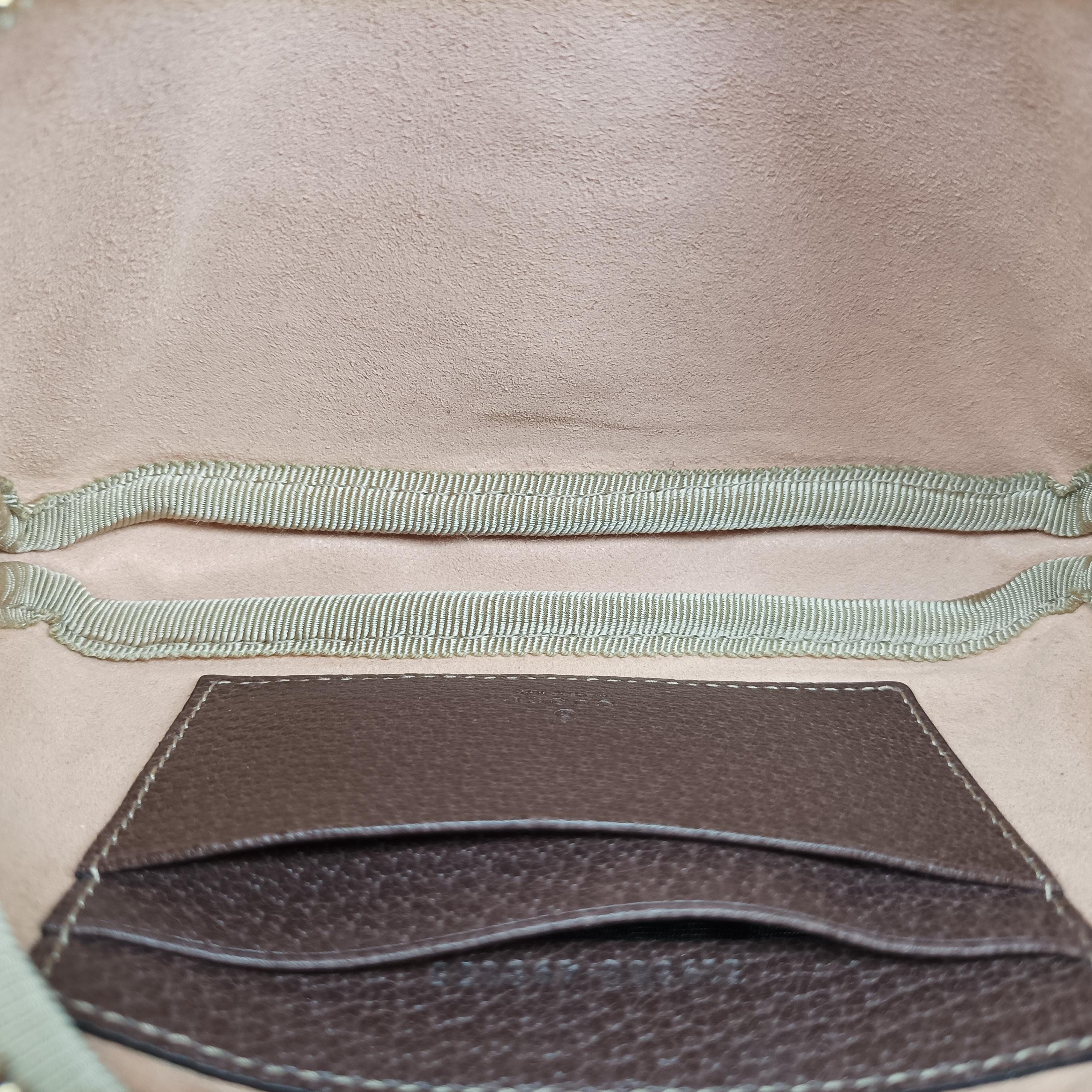 Pre-owned Gucci Ophidia Brown PVC coated canvas 519308 bum bag/waist bag | stylenewstar