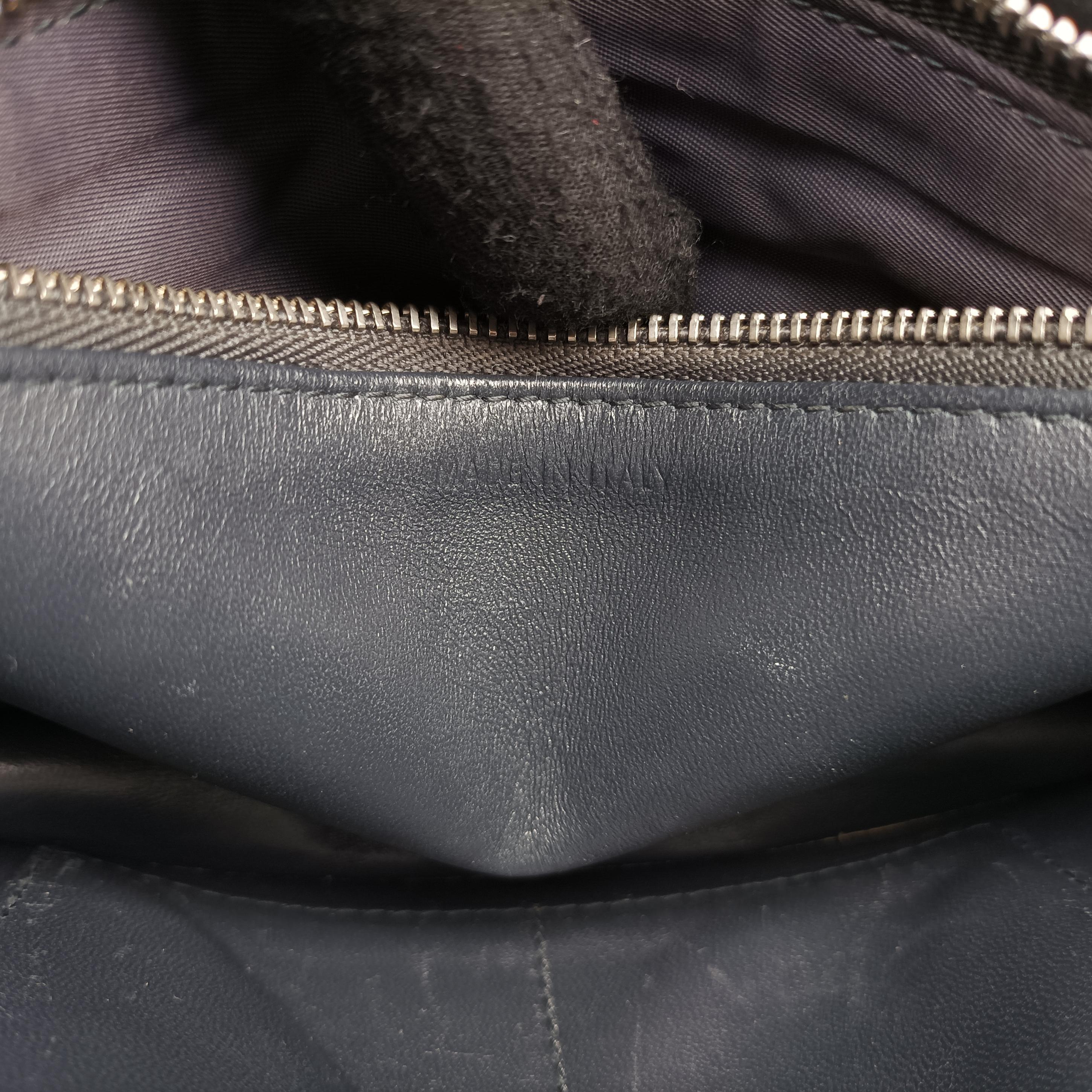 Pre-owned Christian Dior Diorama Silver Leather  shoulderbag | stylenewstar