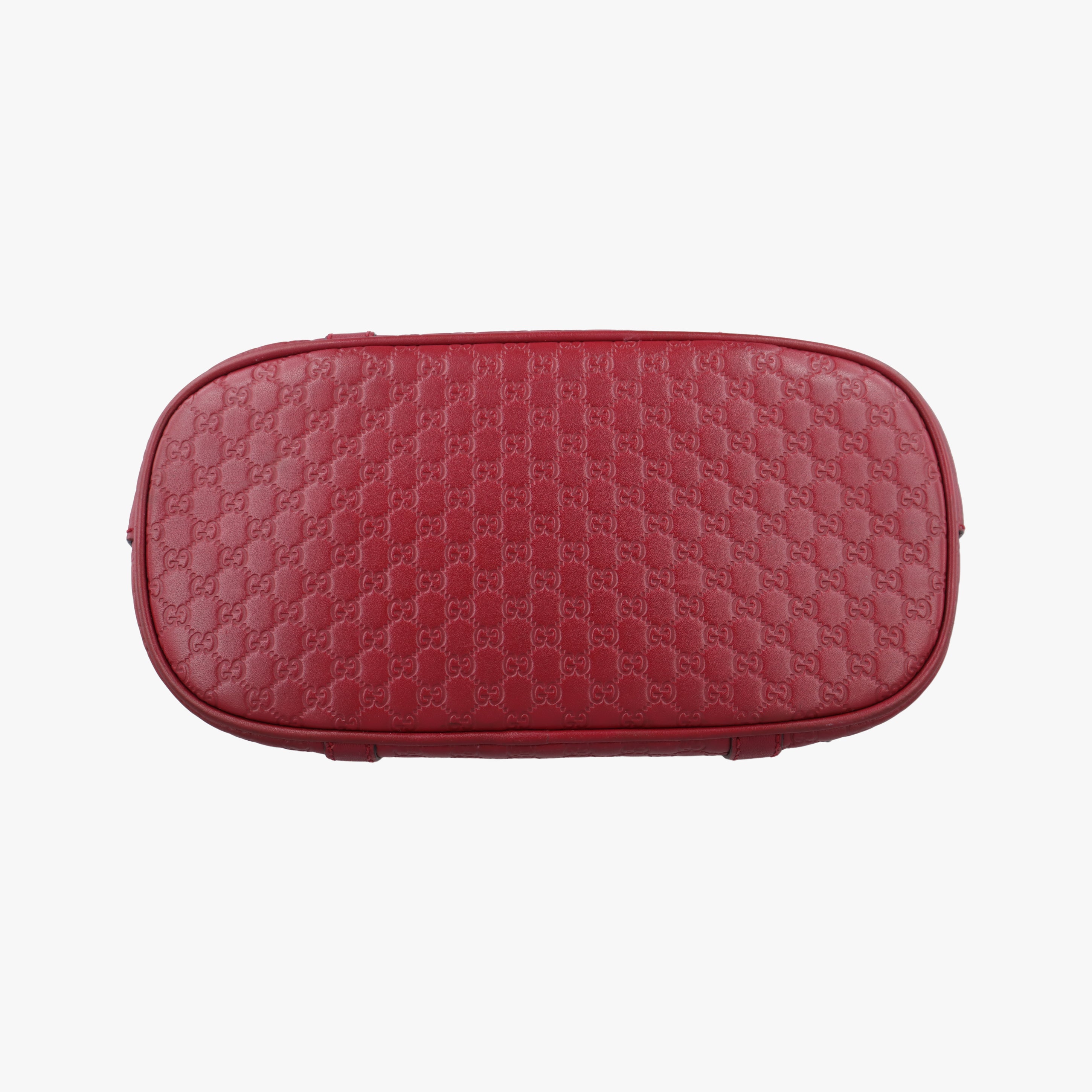 Pre-owned Gucci Microguccissima Red Leather 449654 shoulderbag | stylenewstar