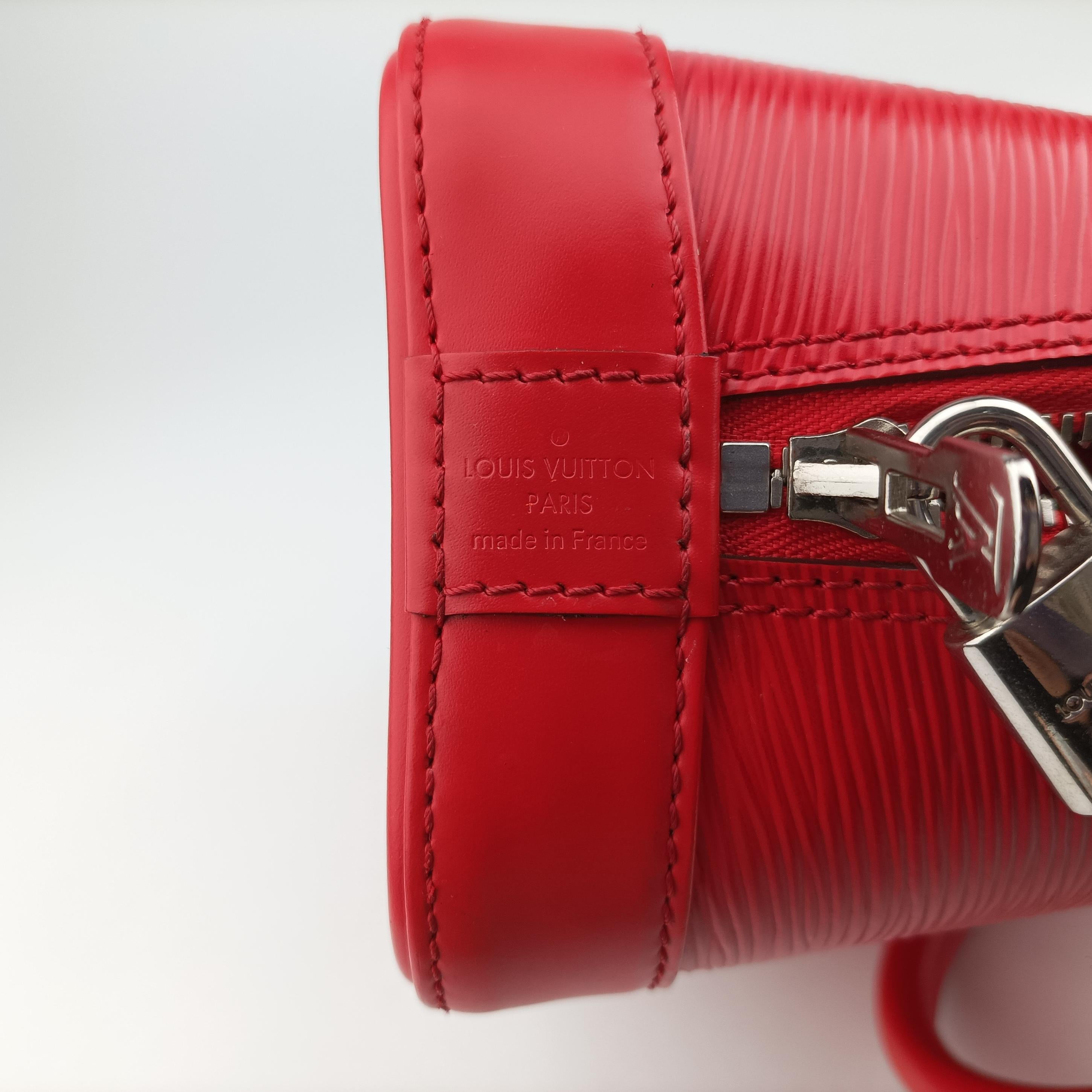 Pre-owned Louis Vuitton Alma BB COQUELICOT Epi M41160 shoulderbag | stylenewstar