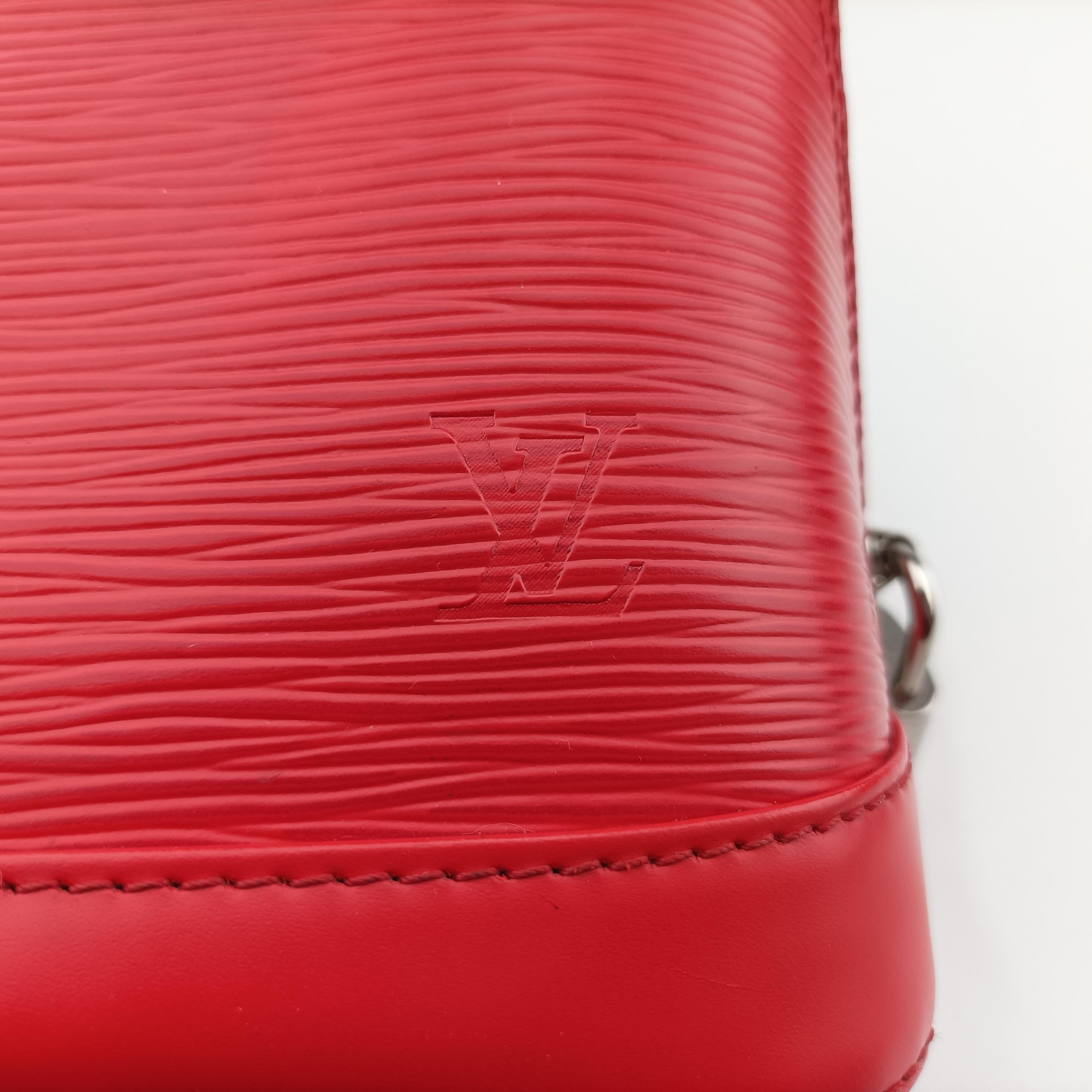Pre-owned Louis Vuitton Alma BB COQUELICOT Epi M41160 shoulderbag | stylenewstar