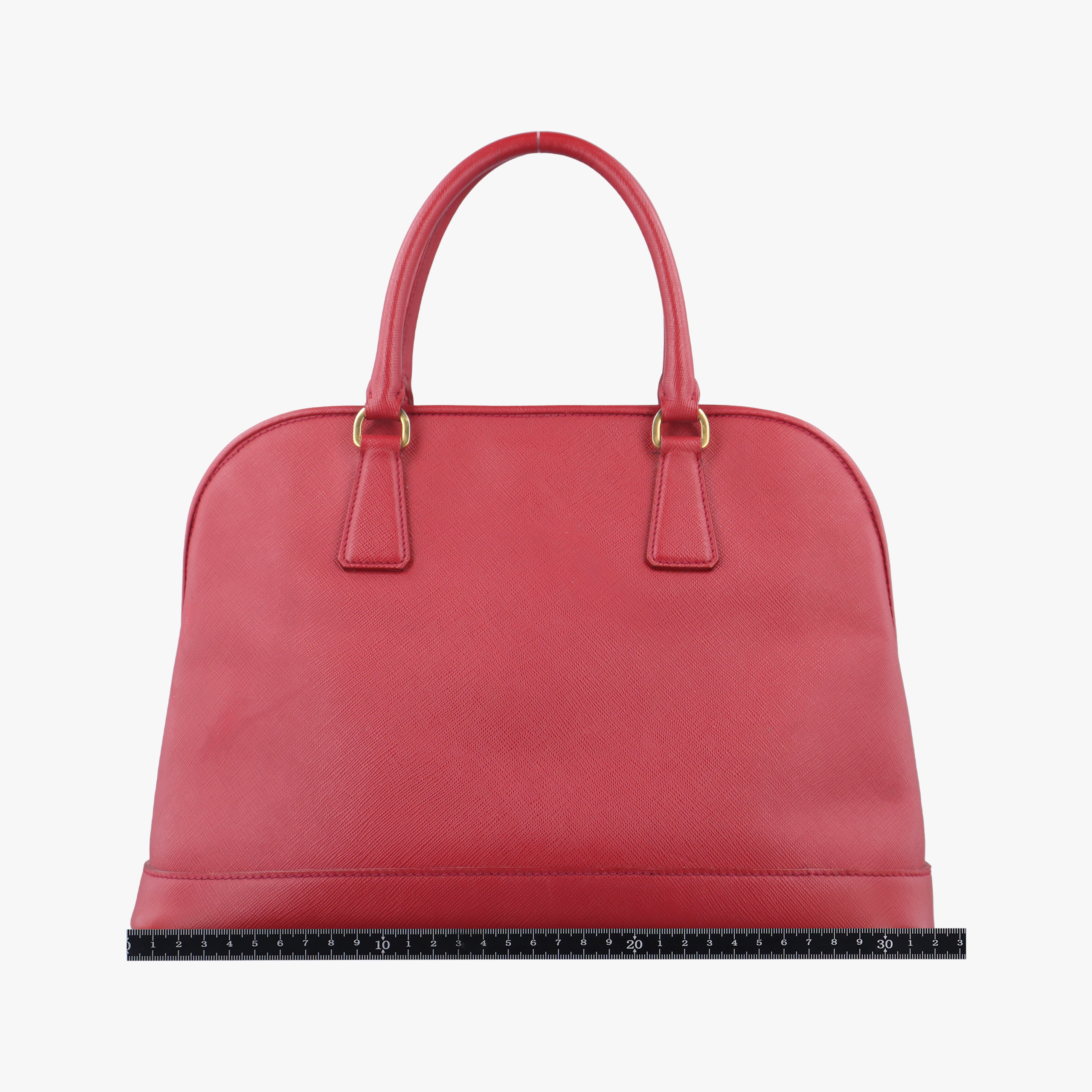 Vintage Prada Promenade Red SAFFIANO Leather BN2558 handbag | stylenewstar