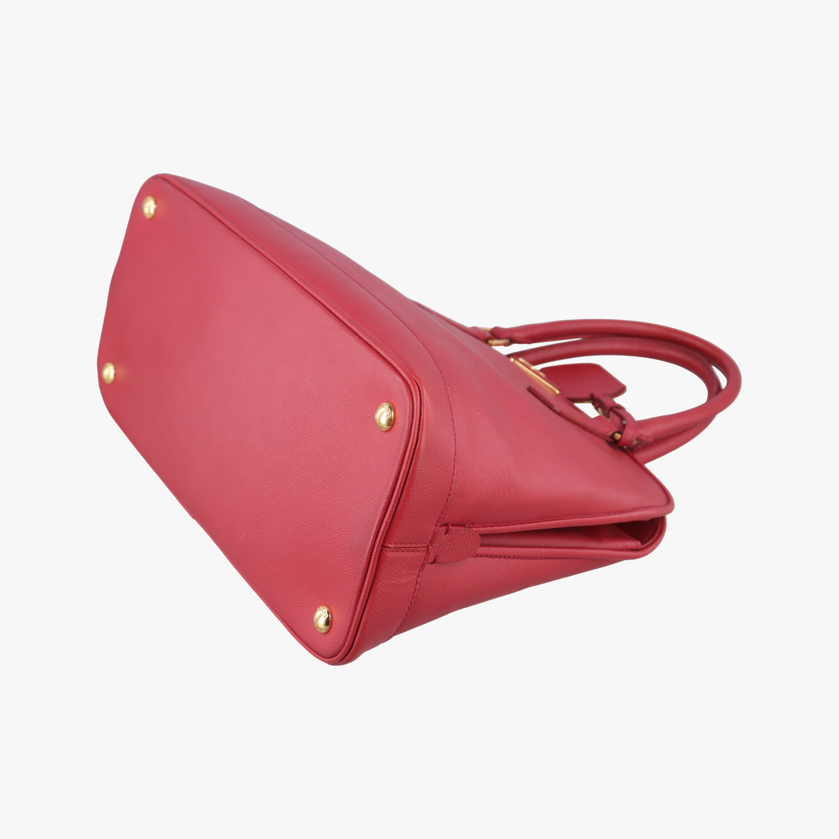 Vintage Prada Promenade Red SAFFIANO Leather BN2558 handbag | stylenewstar