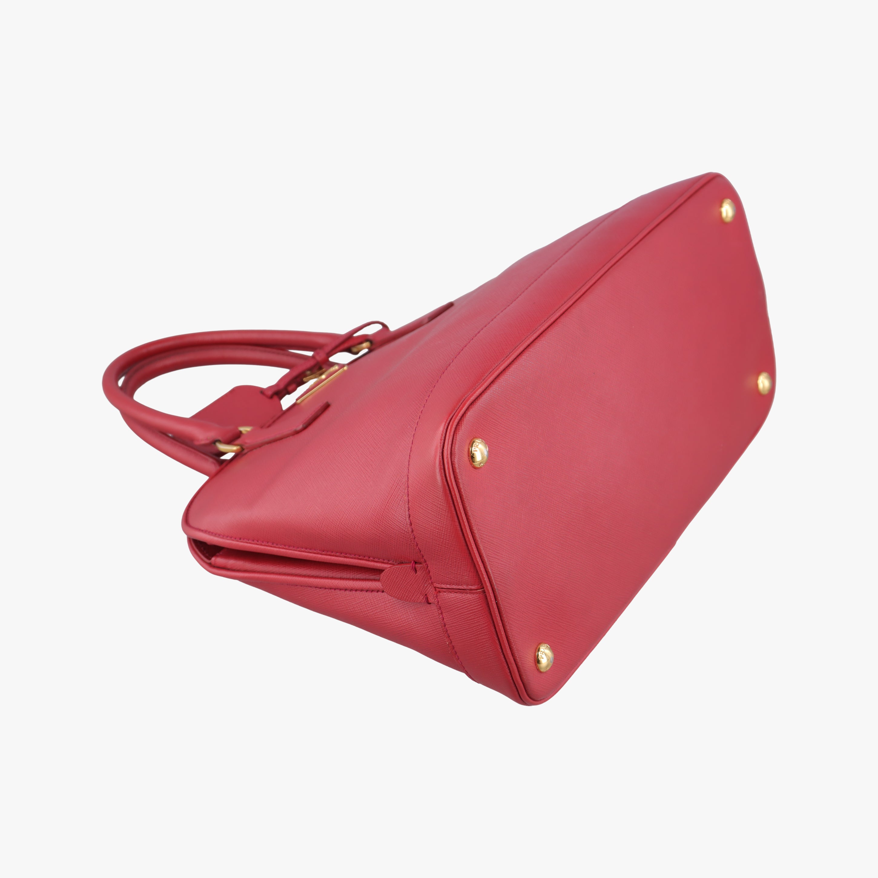 Vintage Prada Promenade Red SAFFIANO Leather BN2558 handbag | stylenewstar
