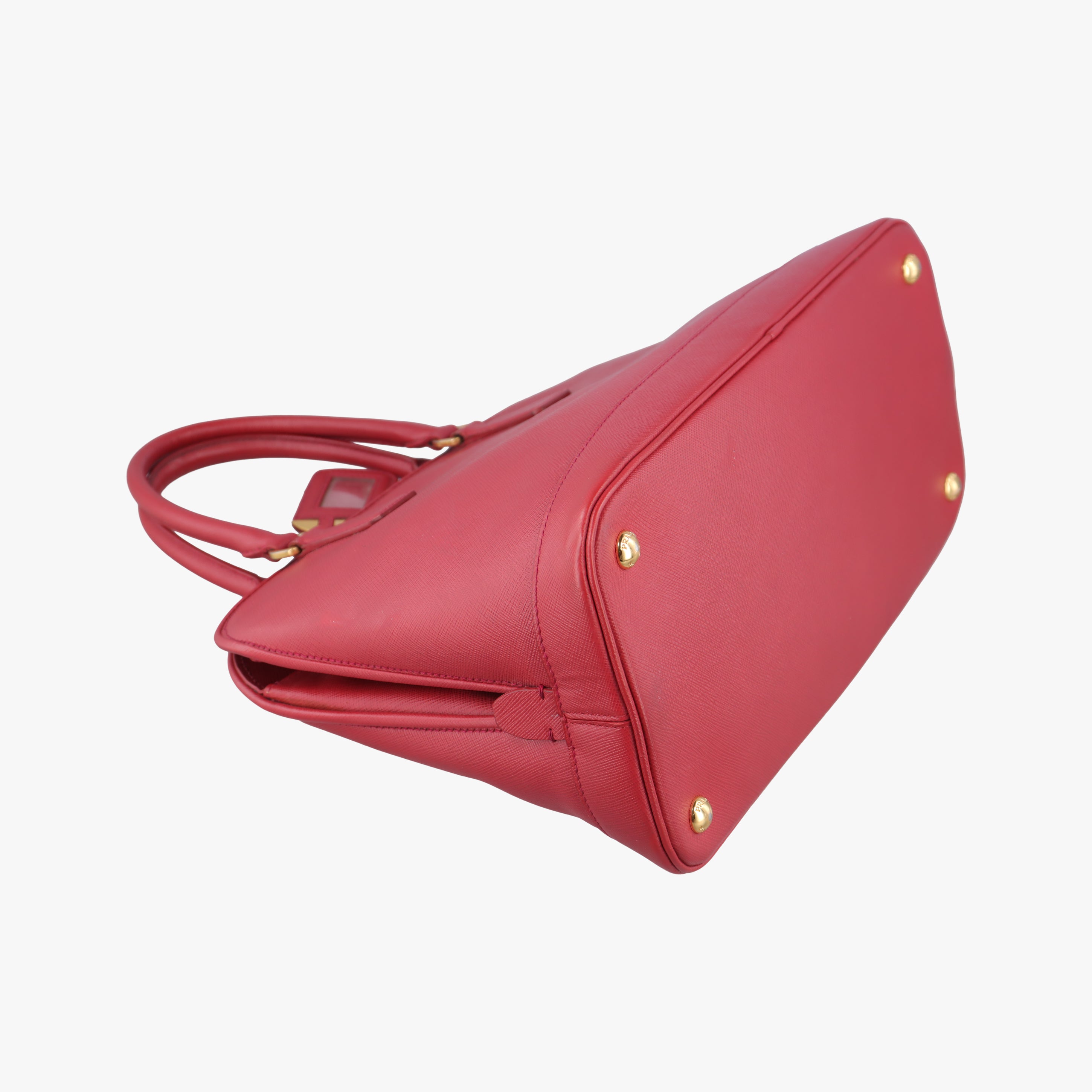 Vintage Prada Promenade Red SAFFIANO Leather BN2558 handbag | stylenewstar