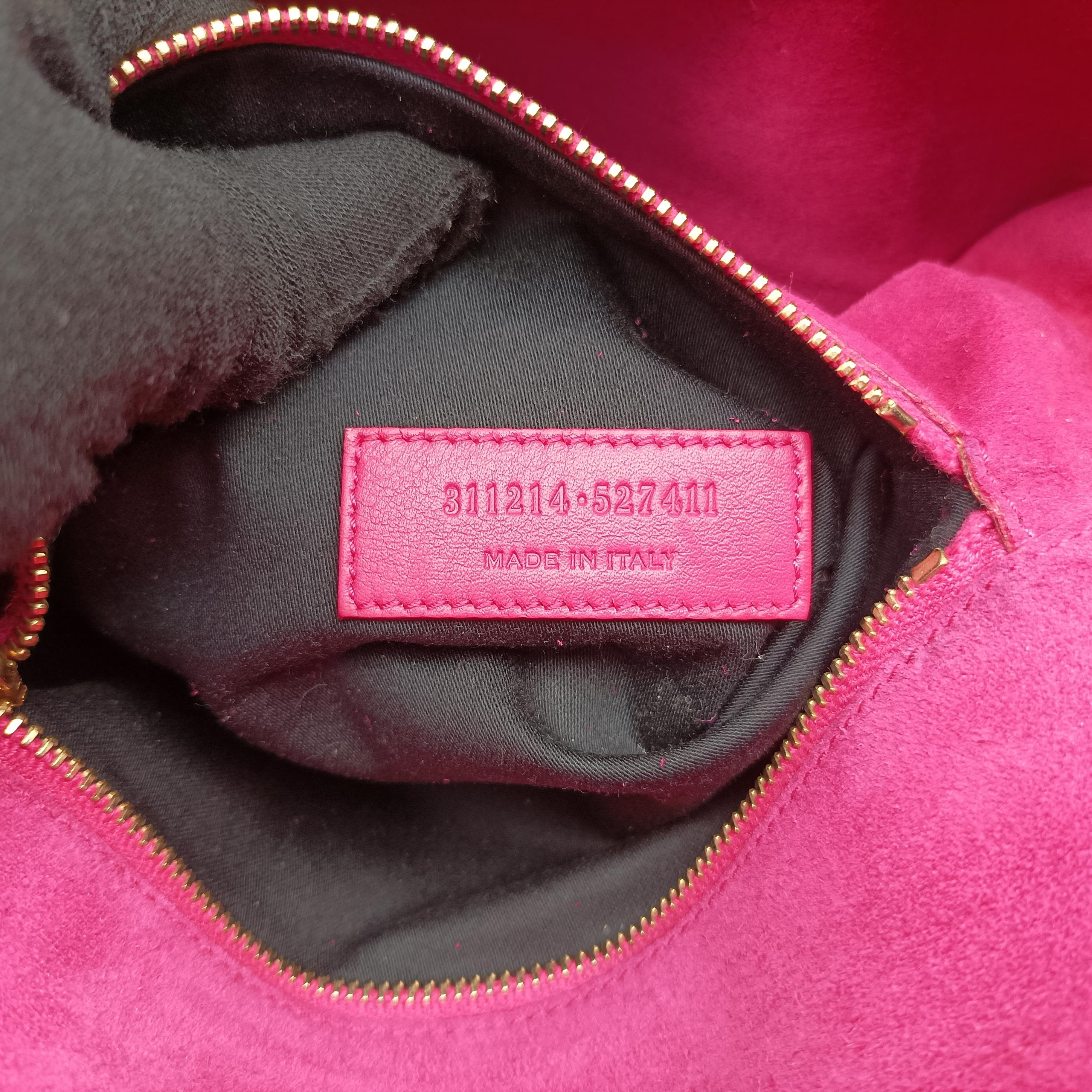 Pre-owned Yves Saint Laurent Y Ligne Pink Leather 311214 shoulderbag | stylenewstar