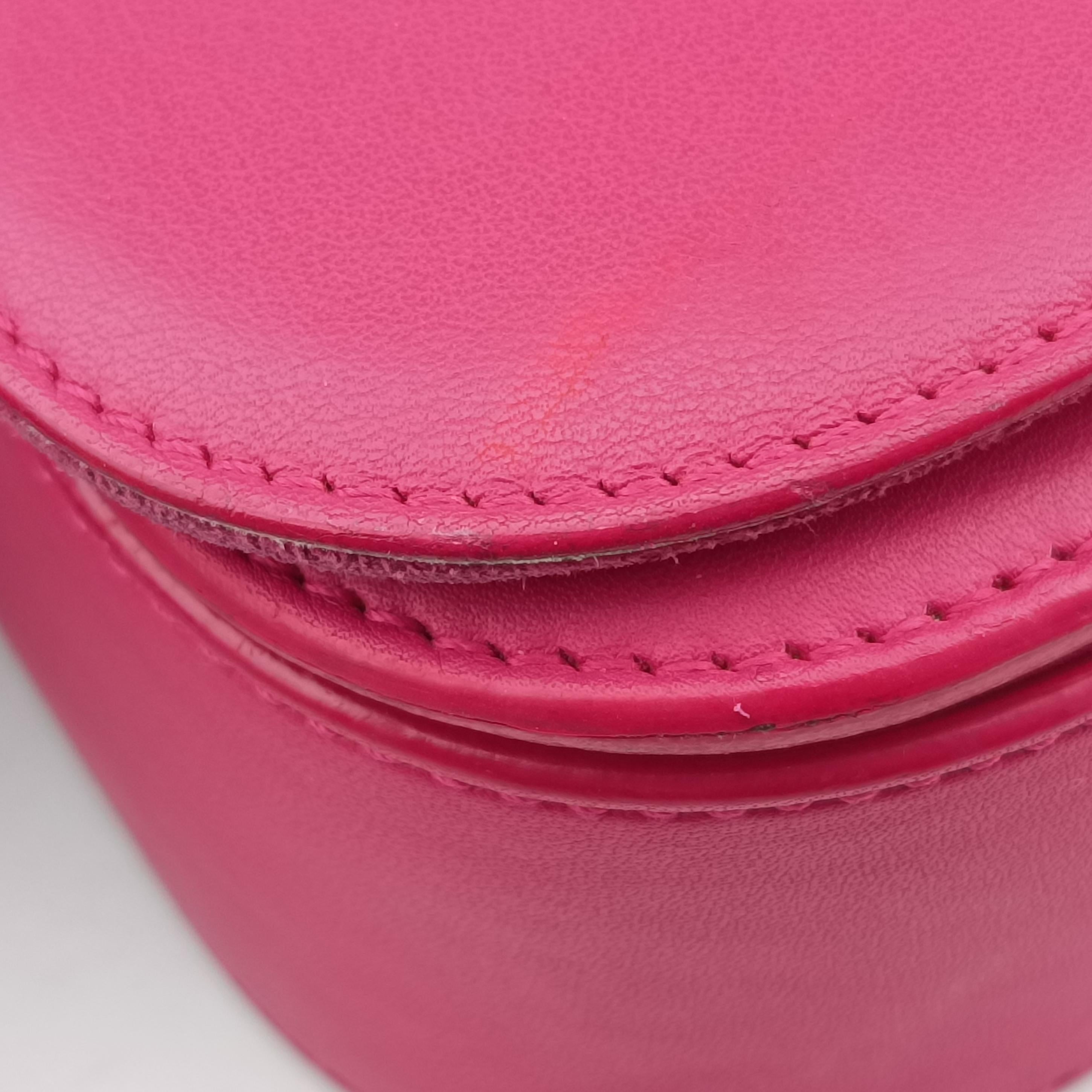 Pre-owned Yves Saint Laurent Y Ligne Pink Leather 311214 shoulderbag | stylenewstar