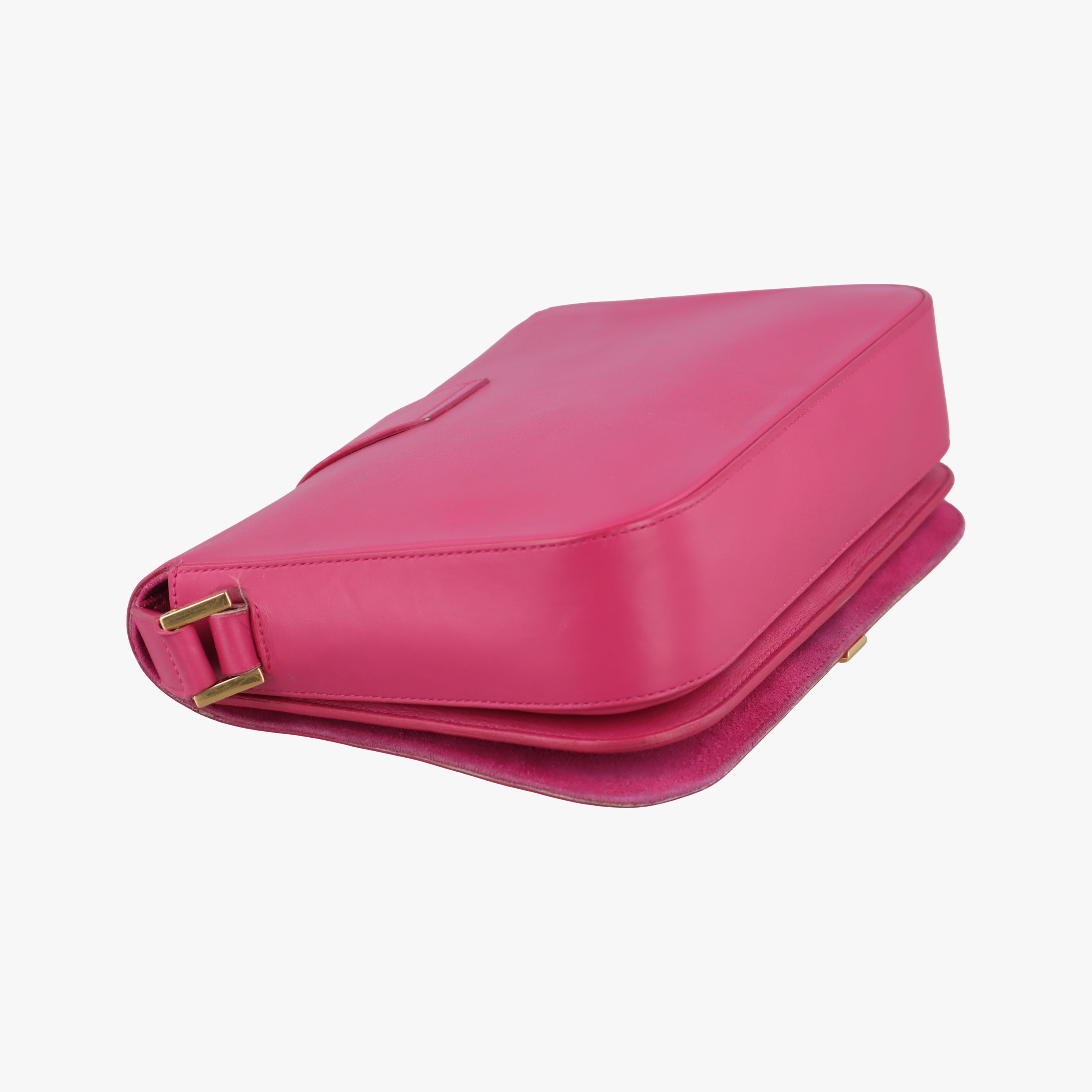 Pre-owned Yves Saint Laurent Y Ligne Pink Leather 311214 shoulderbag | stylenewstar
