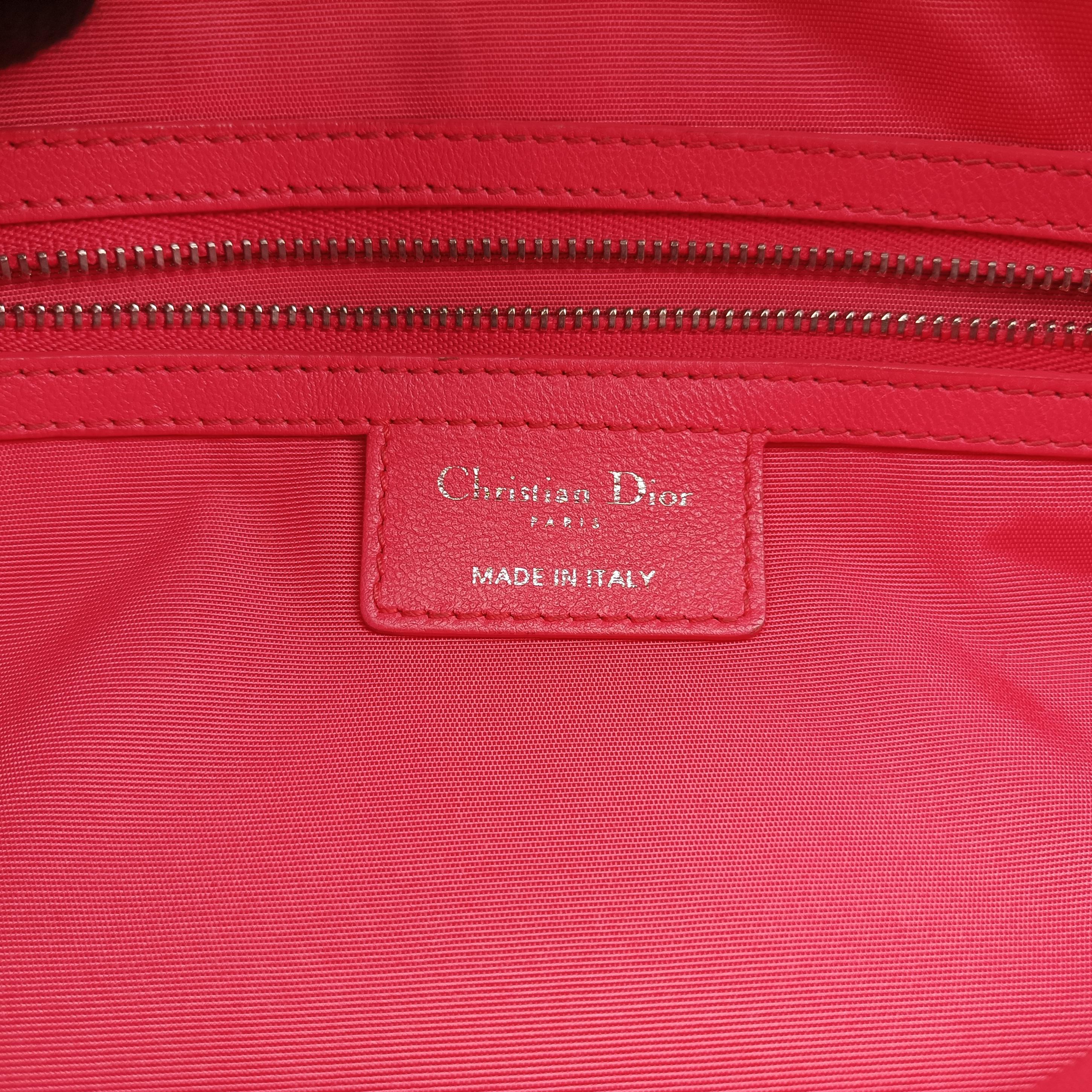 Pre-owned Christian Dior Granville Rose lambskin  shoulderbag | stylenewstar